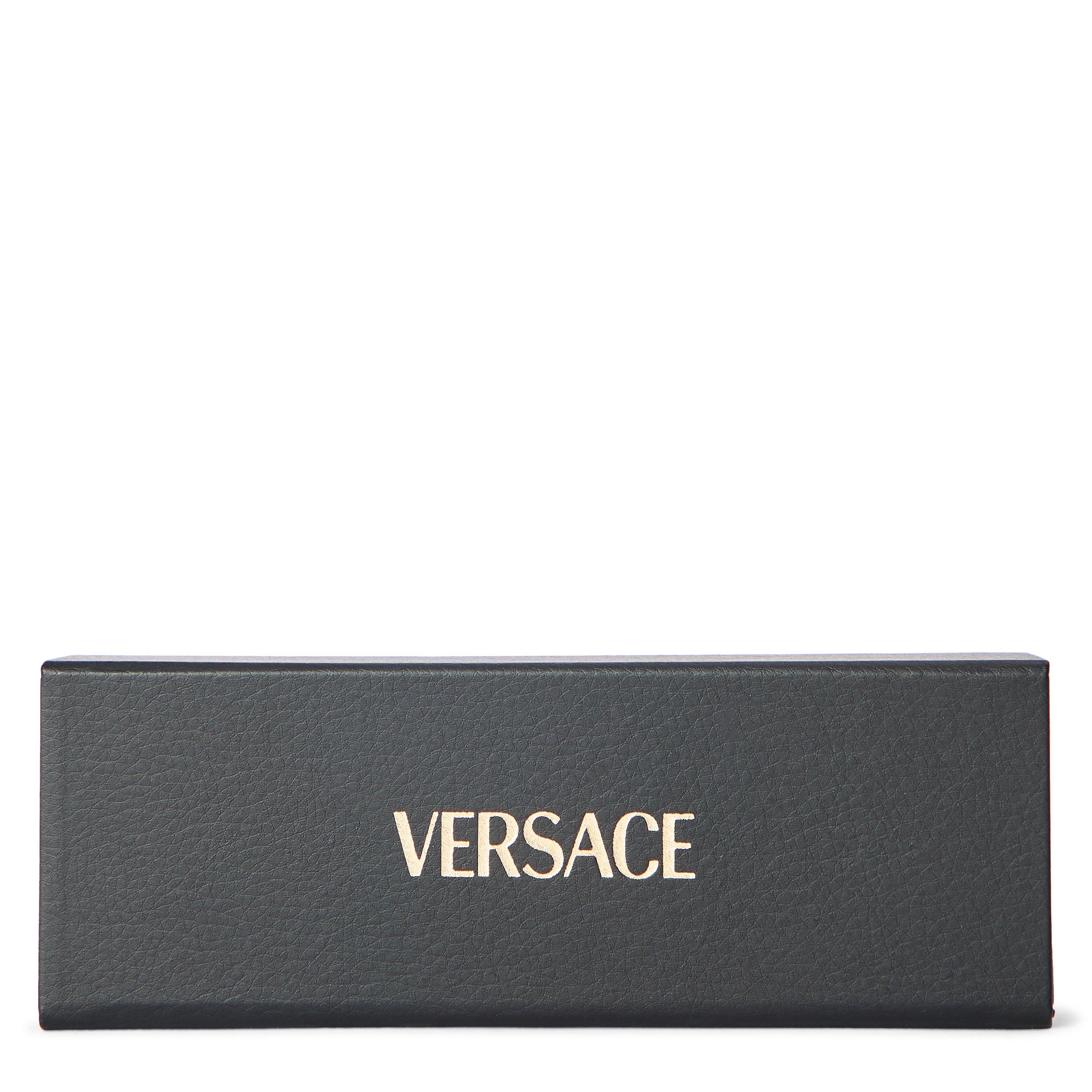 Gold/Dark Grey - Versace - Men's 0VE2297 Hexagon Sunglasses - 4