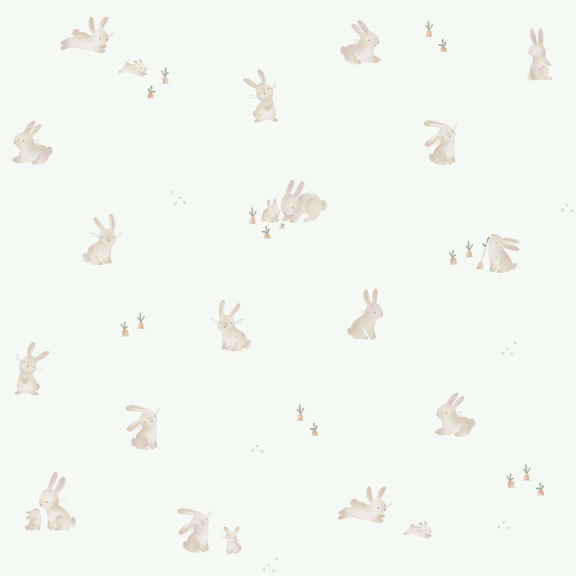 Beige - Little Dutch - Little Dutch Baby Bunny Wallpaper - 2