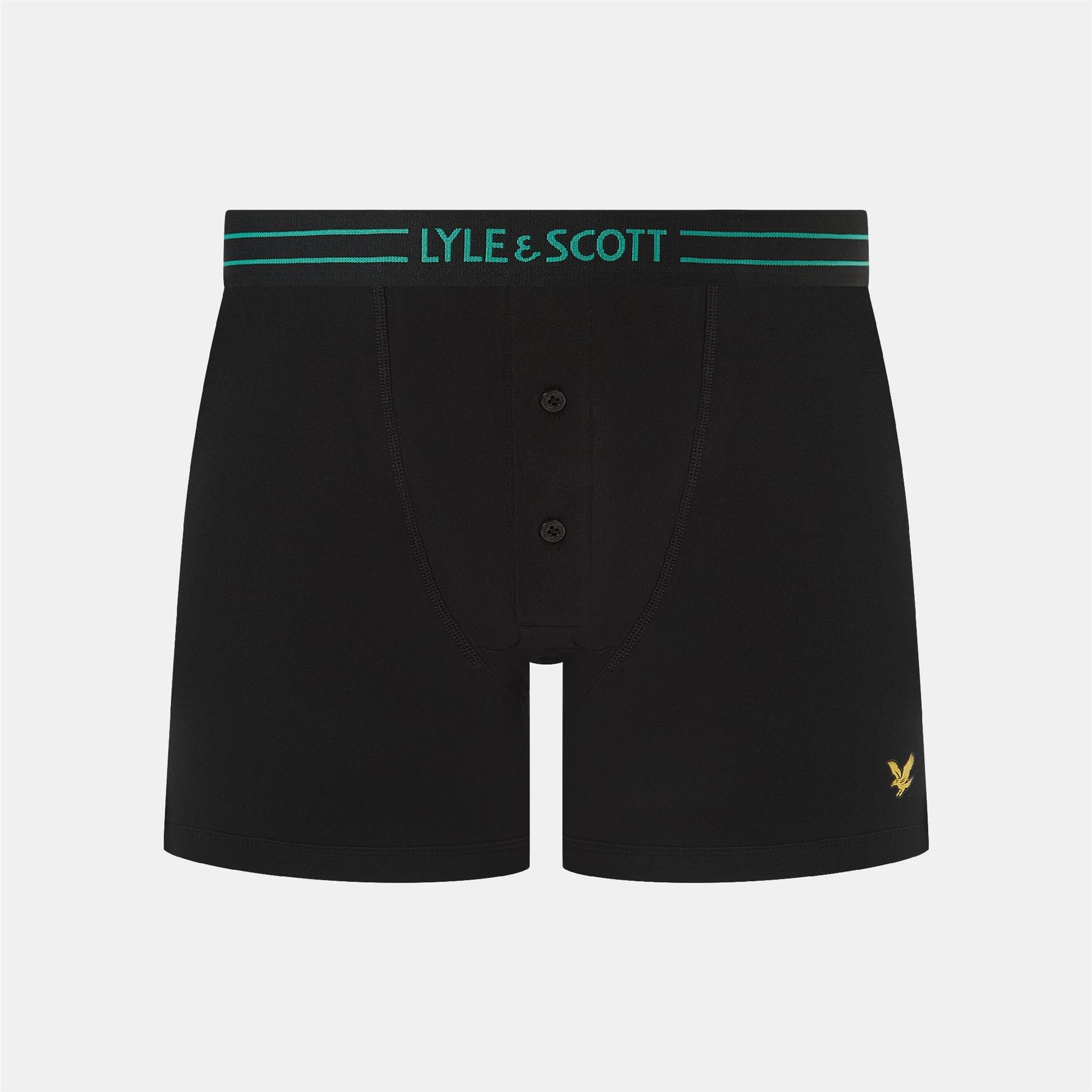 Black - Lyle and Scott - Lewis 3 Pack Boxer Shorts - 3