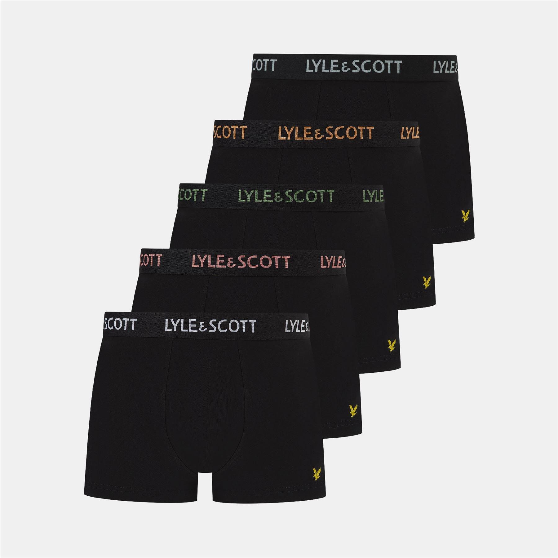 Lyle and Scott Miller 5 Pack Boxer Shorts