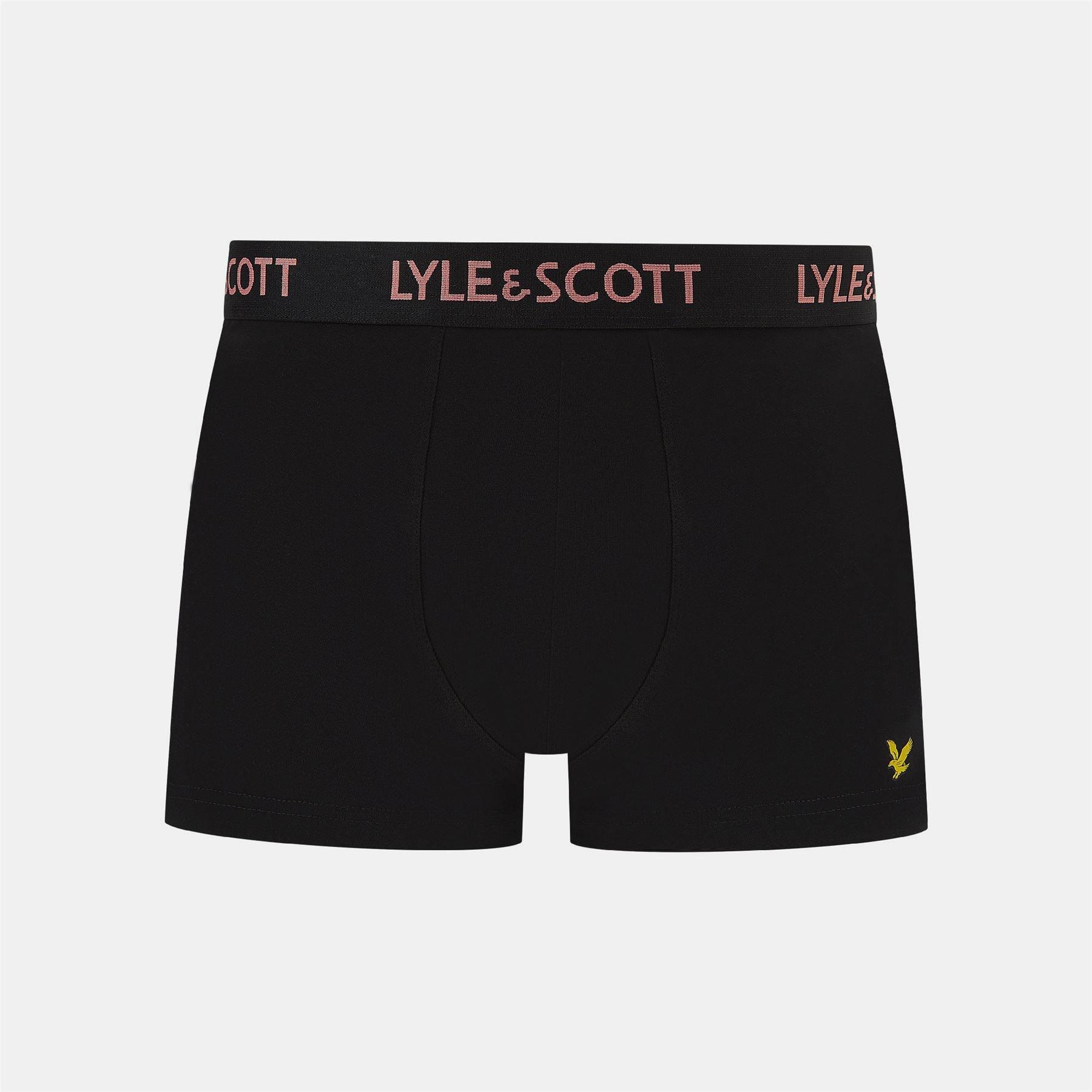 Black - Lyle and Scott - Miller 5 Pack Boxer Shorts - 5