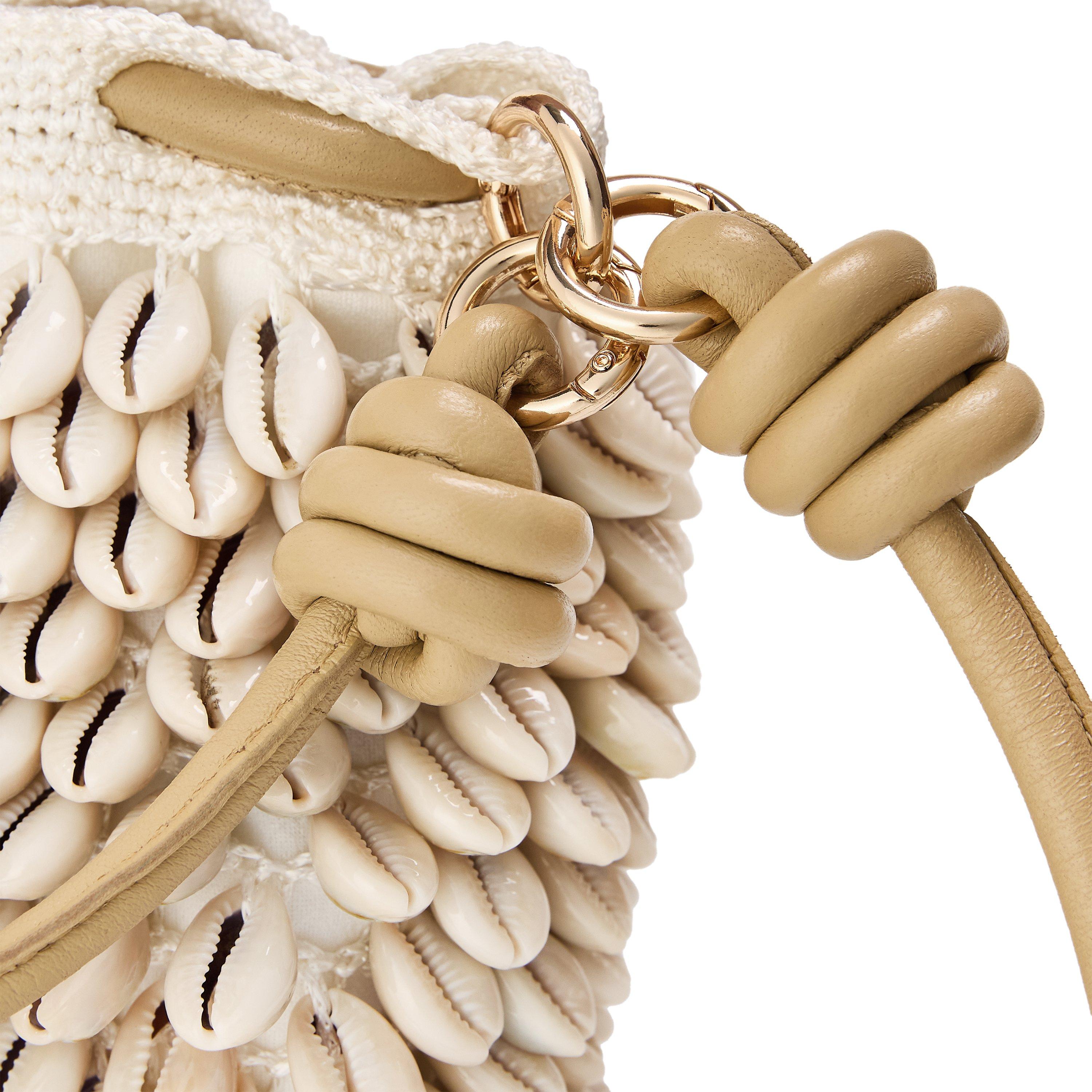 White - Desierto - Women's Caracola Dia Bucket Bag - 4