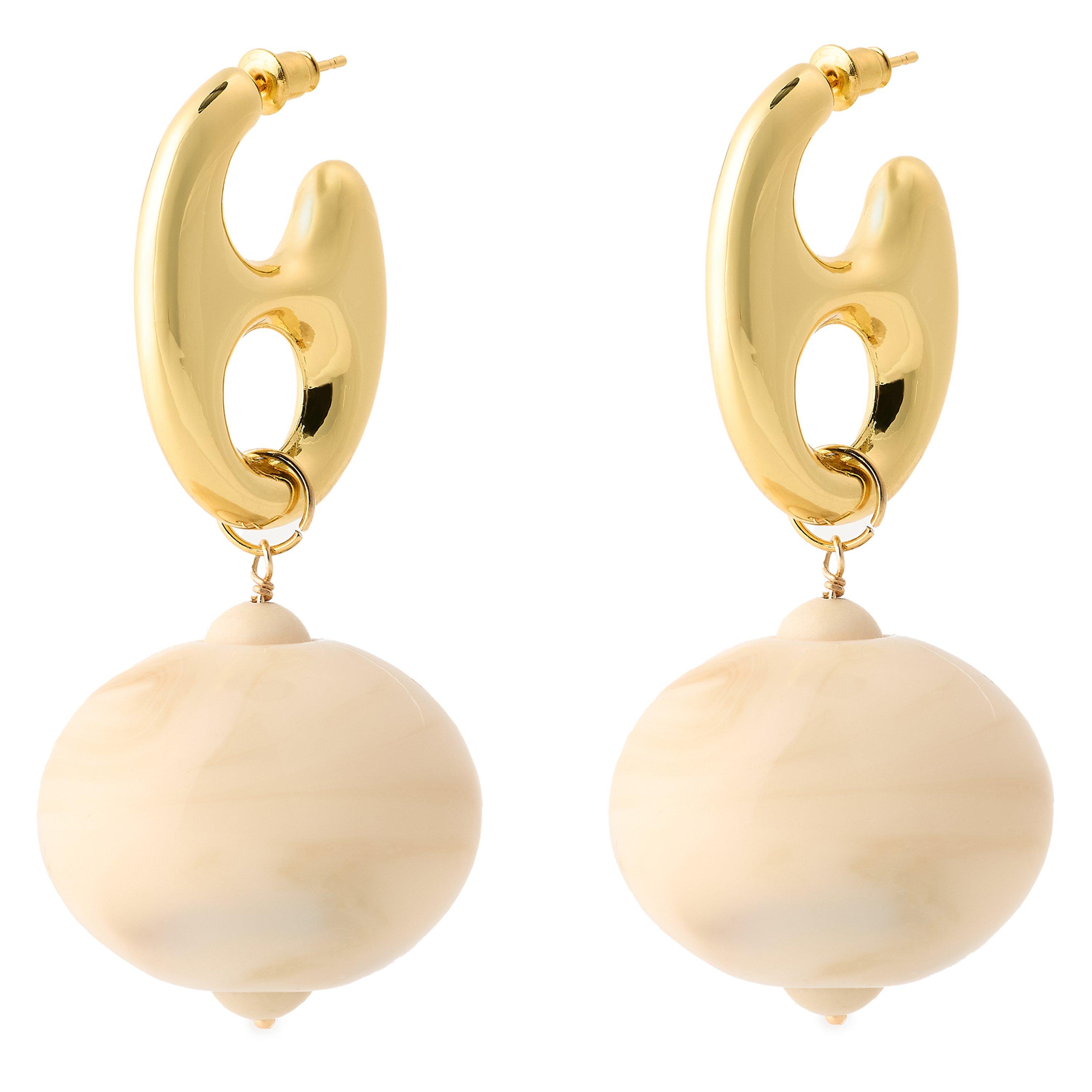 Off white - Desierto - Women's Jenna Plexiglass Drop Earrings - 1