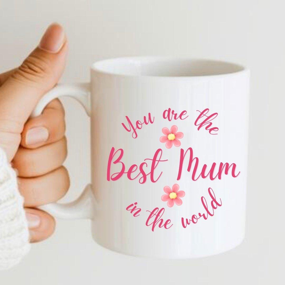 White - Aye Do Gifts - You're the Best Mum in the World Mug - 7595 - 1