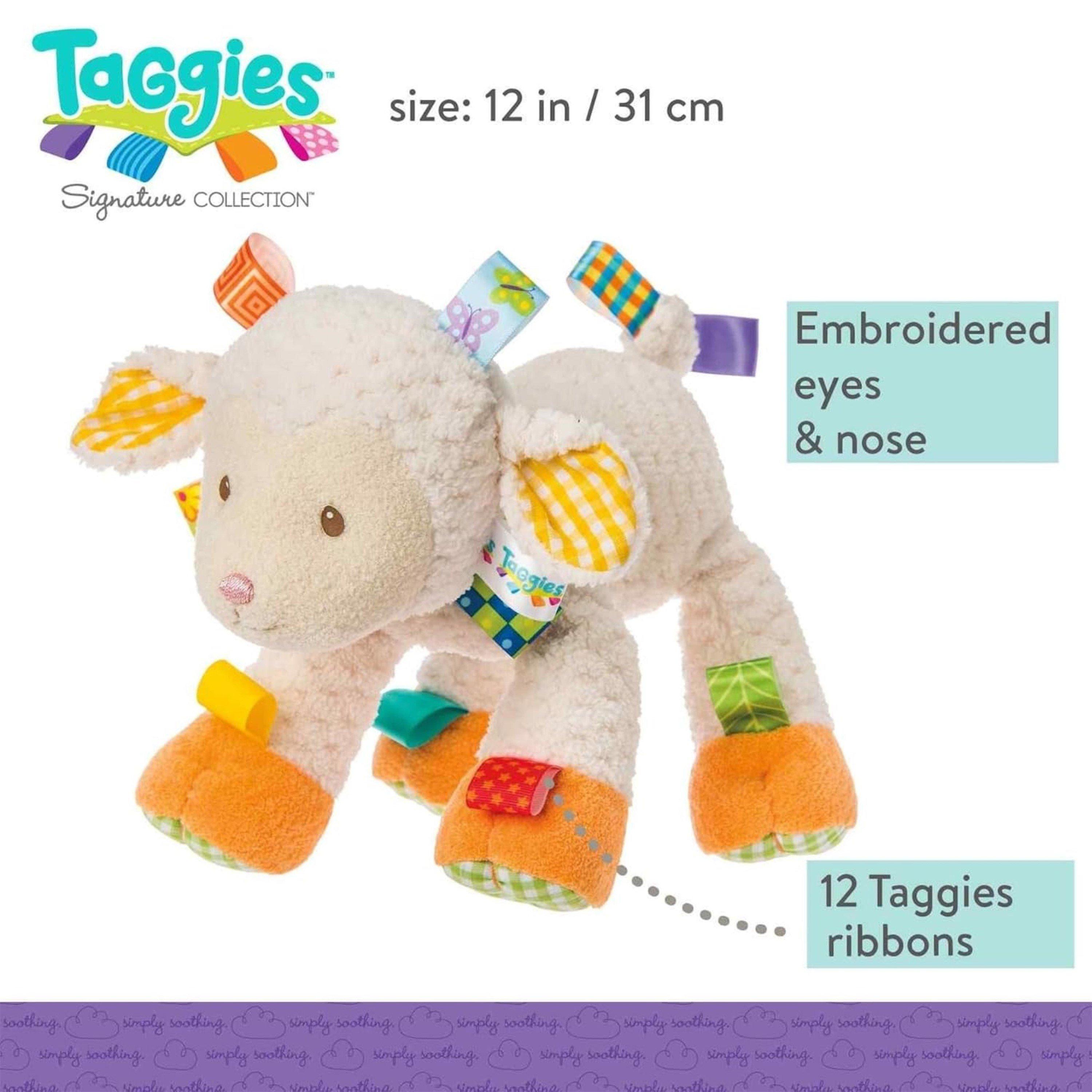 White - Aurora World - Taggies Sherbet Lamb Soft Toys - 3