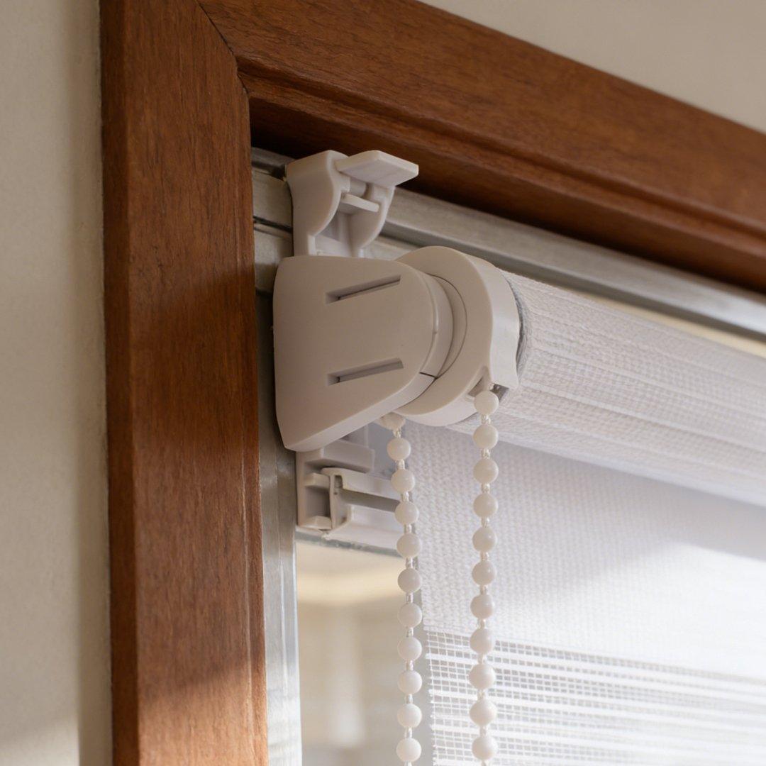 White - LIFE IDEAS - Zebra Roller Shades Blinds - 13