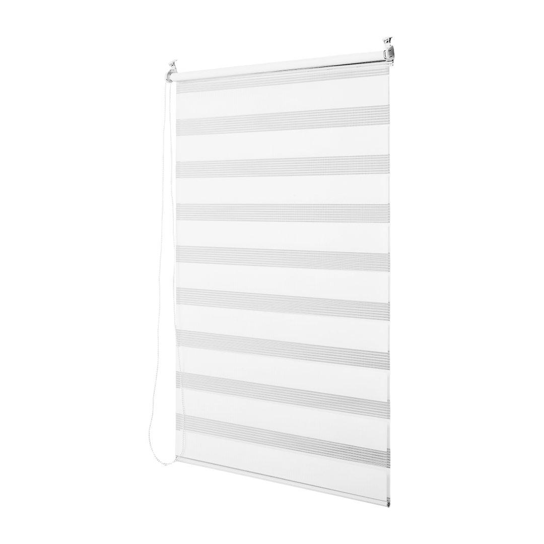 White - LIFE IDEAS - Zebra Roller Shades Blinds - 9