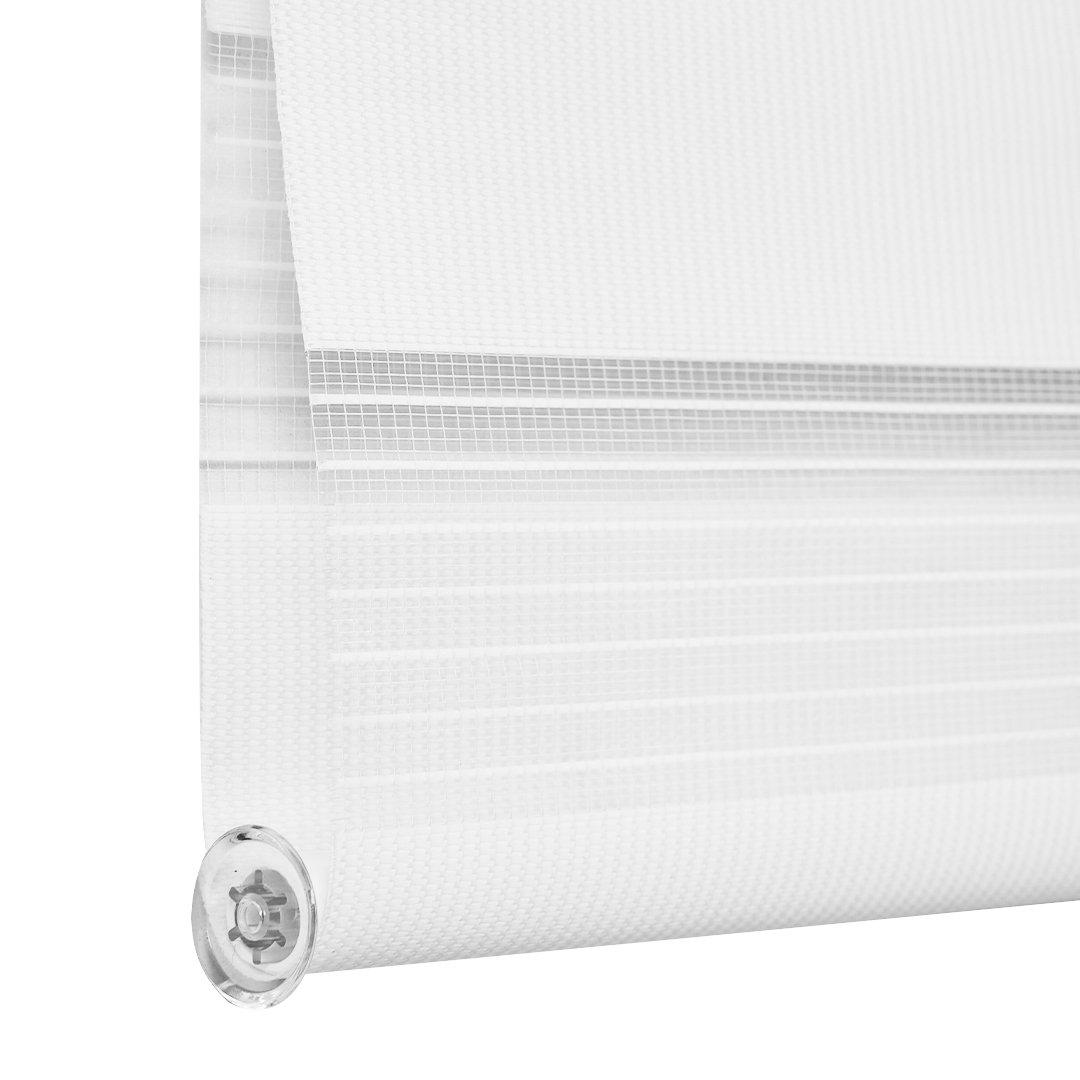 White - LIFE IDEAS - Zebra Roller Shades Blinds - 10