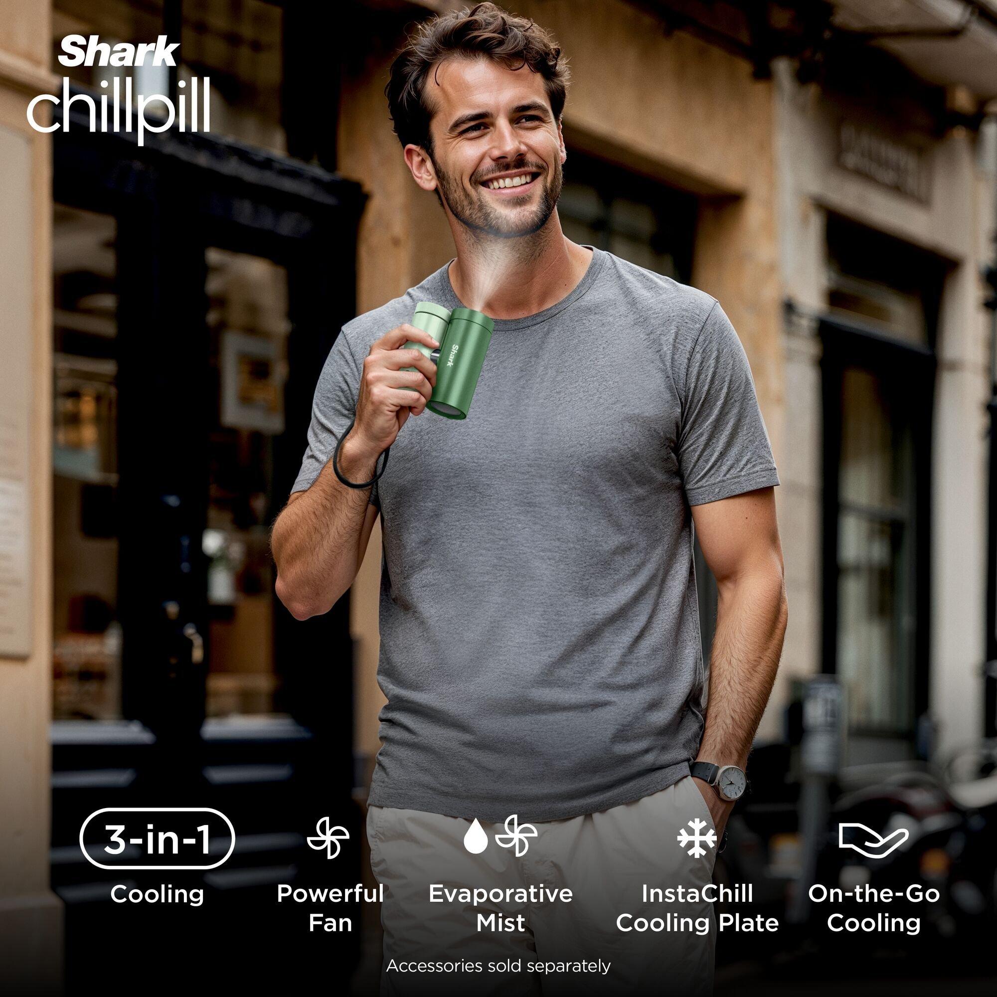 Matcha - Shark - ChillPill 3-in-1 Fan InstaChill System FA022UKGN - 2