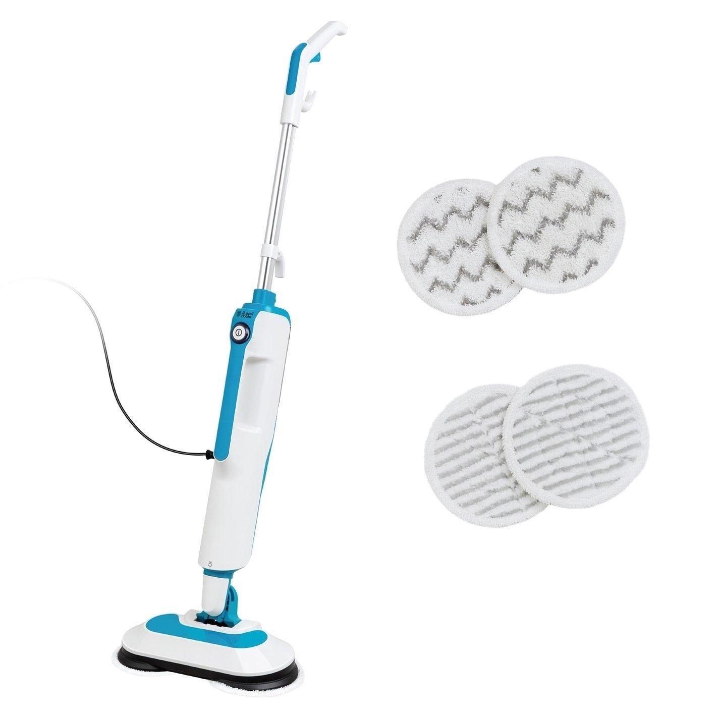White & Teal - Russell Hobbs - RHSFP7001 Floor Polisher & Steamer - 13