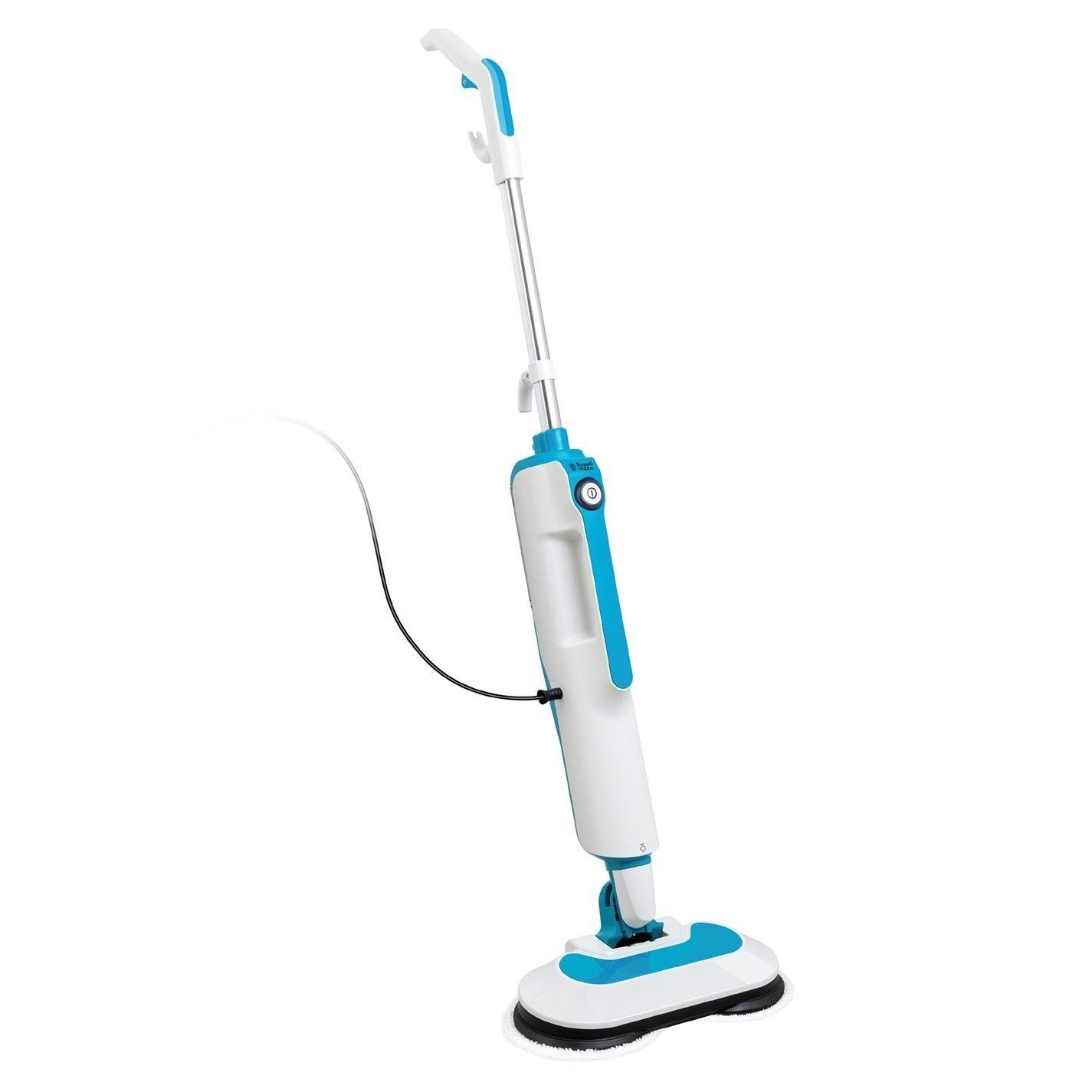 White & Teal - Russell Hobbs - RHSFP7001 Floor Polisher & Steamer - 14