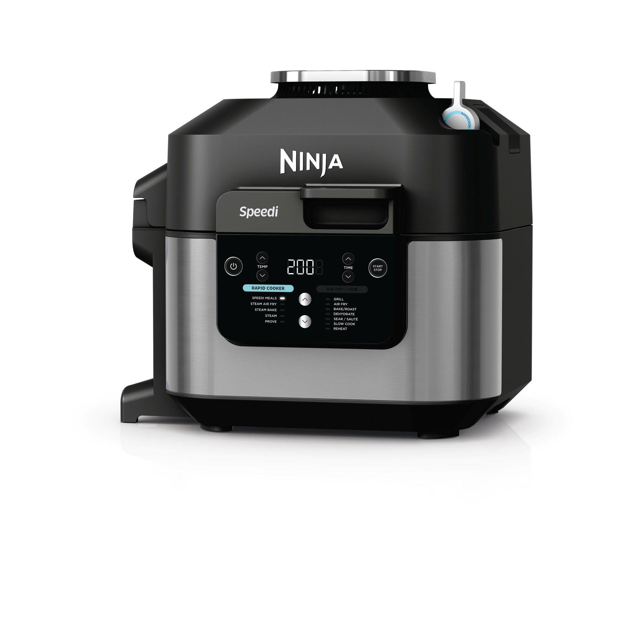 Black/Stainless - Ninja - Speedi 12-in-1 Multi-Cooker ON500UK - 1