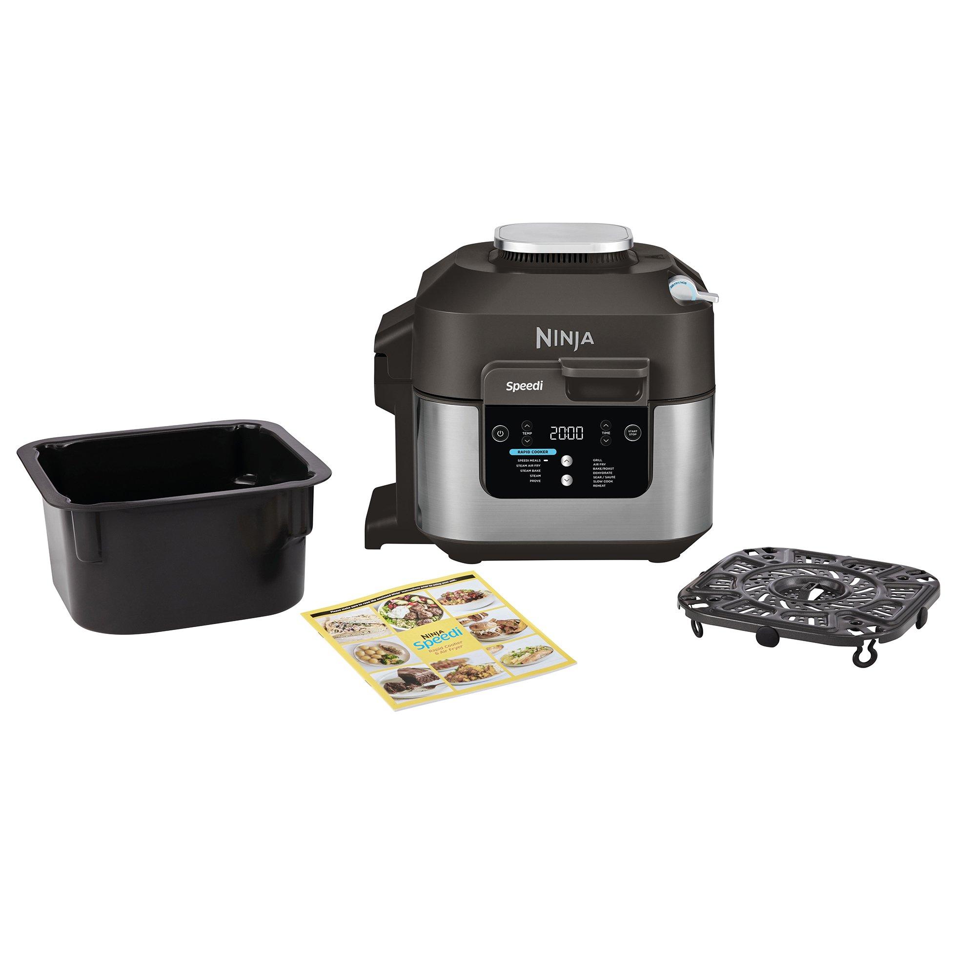 Black/Stainless - Ninja - Speedi 12-in-1 Multi-Cooker ON500UK - 2