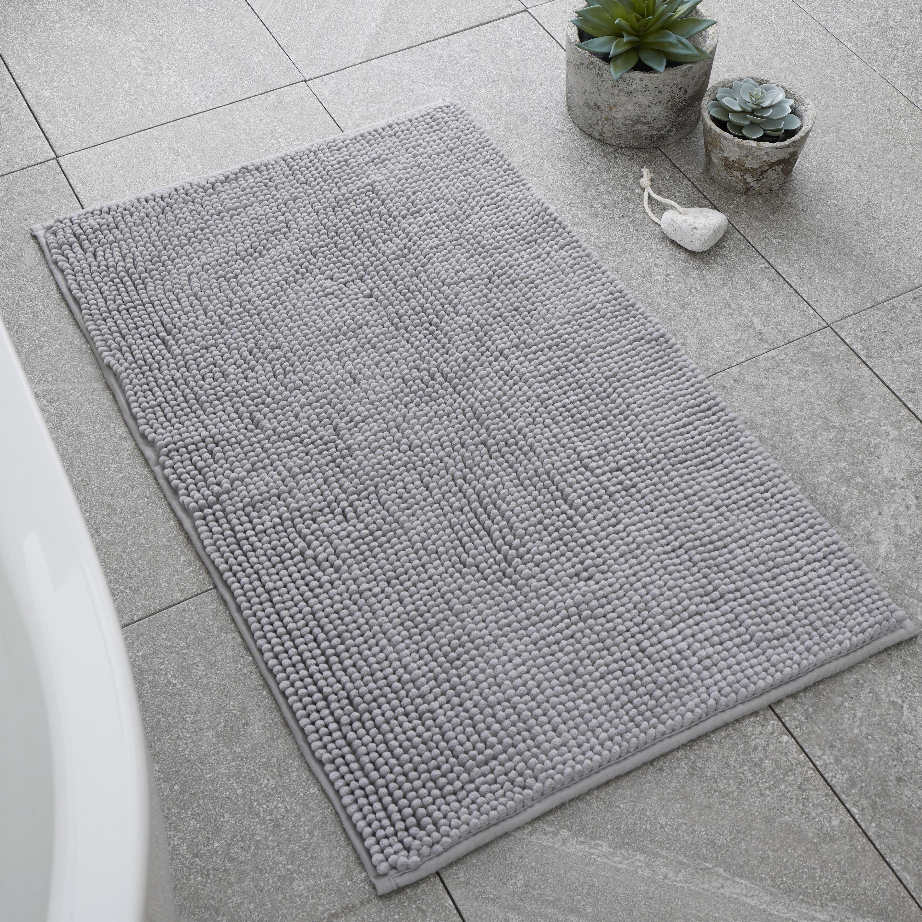Catherine Lansfield Silver Bobble Bathmat - Image 14