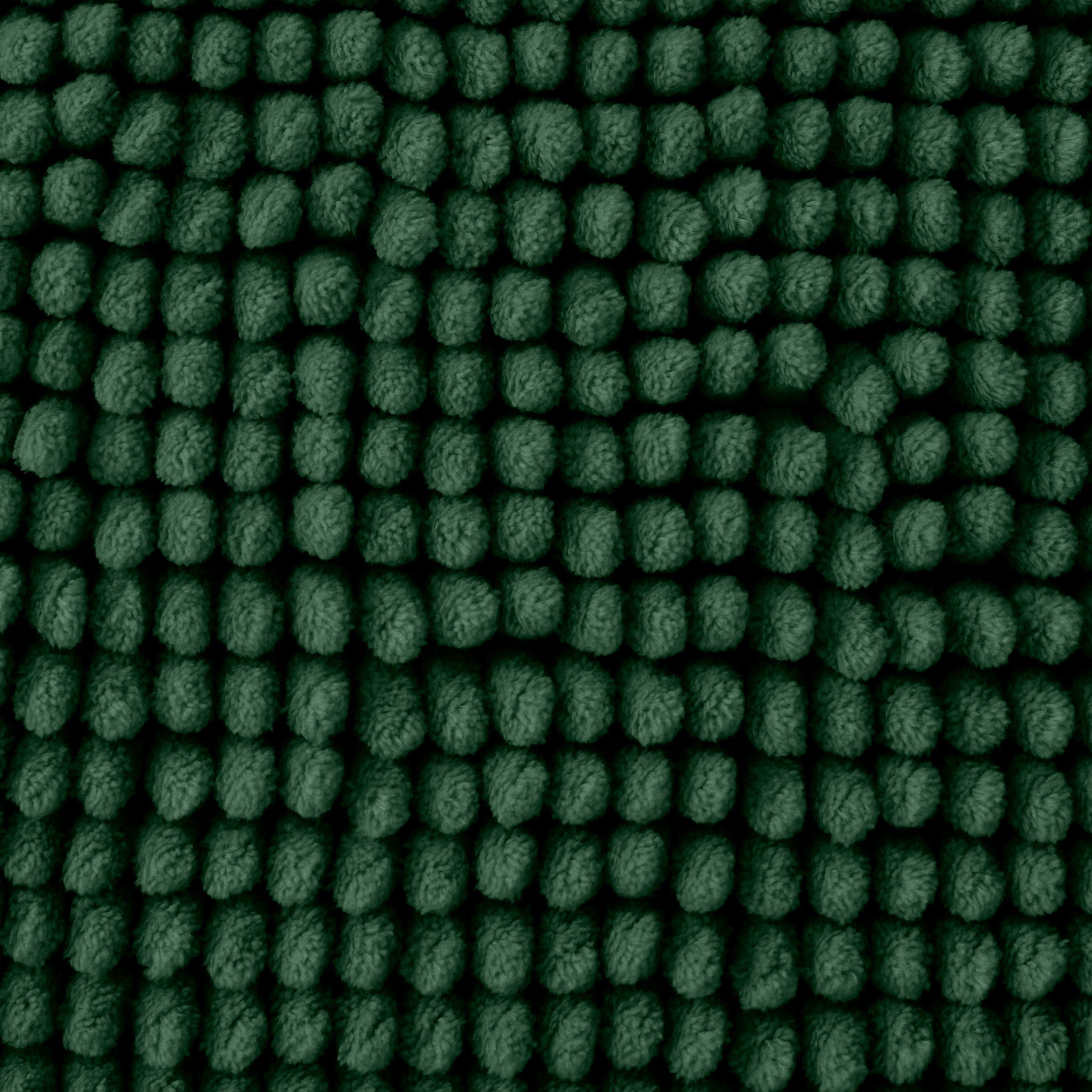 Dark Green - Catherine Lansfield - Bobble Bath Mat - 3