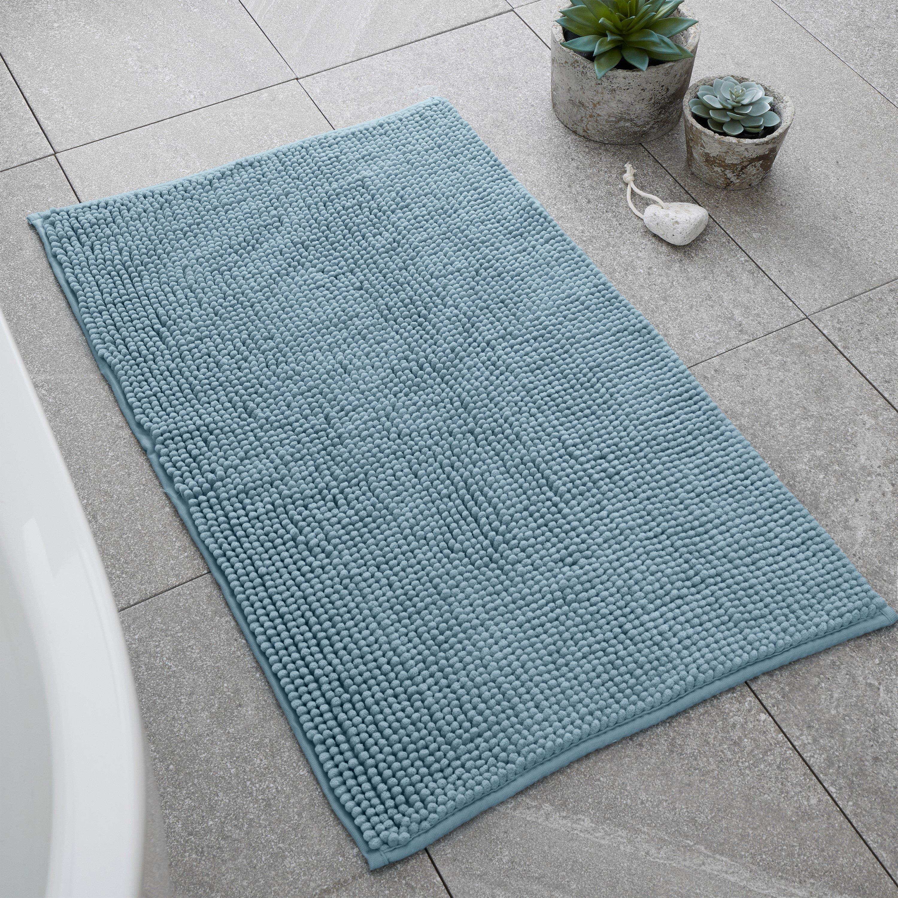 Blue - Catherine Lansfield - Bobble Bath Mat - 1