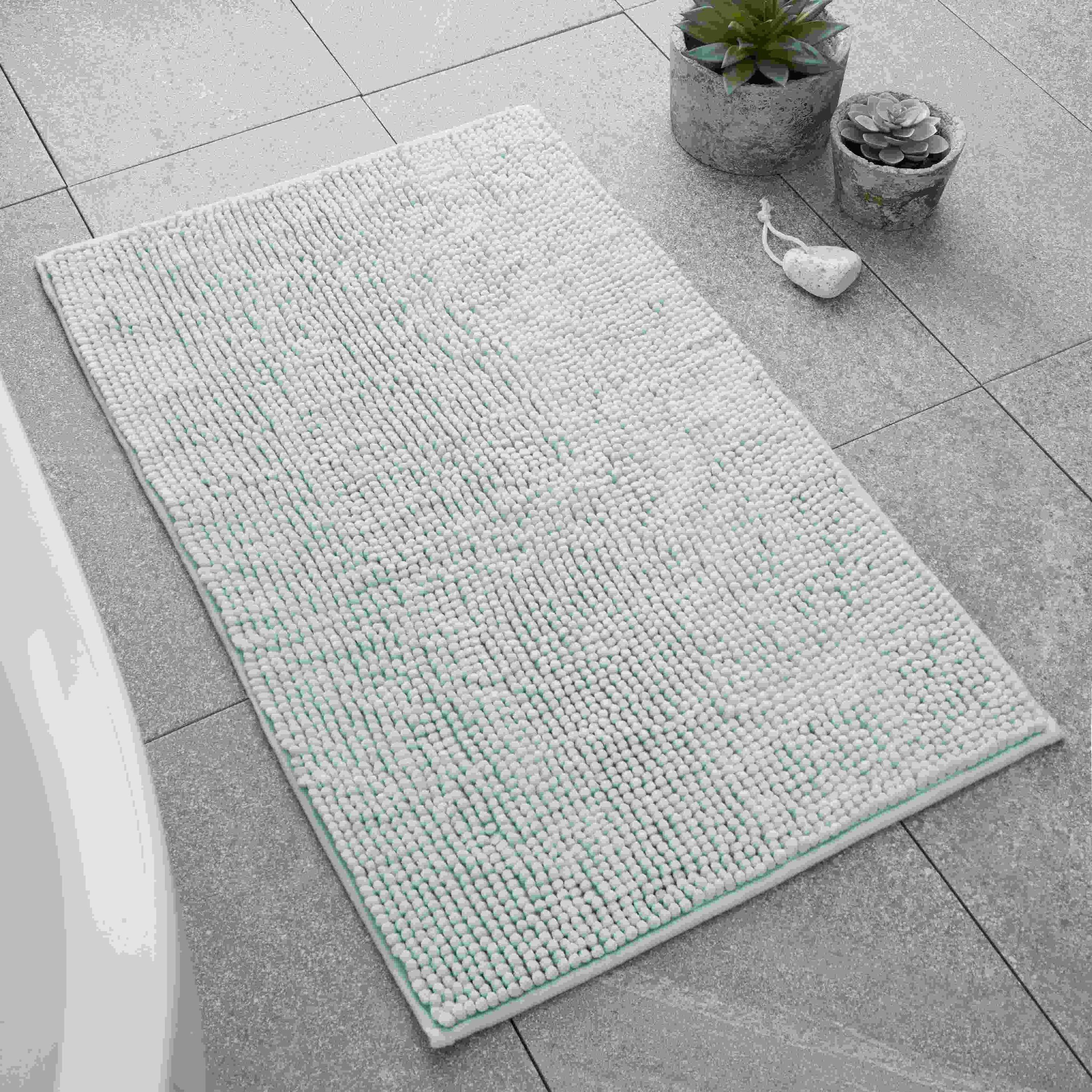 Catherine Lansfield  Bobble Bath Mat - Duck Egg - 50x80cm