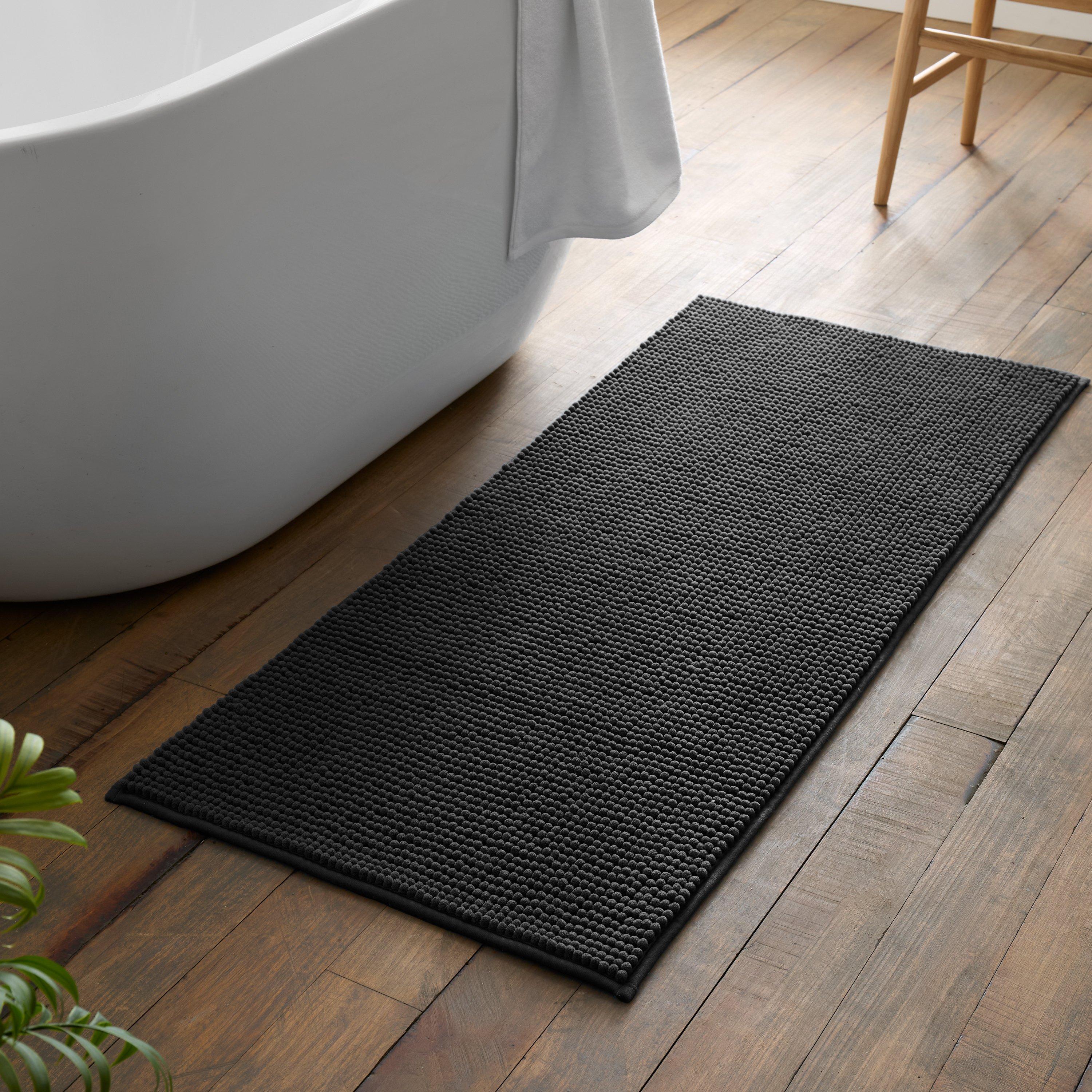 Charcoal - Catherine Lansfield - Cather Bobble Bath Mat 63 - 1