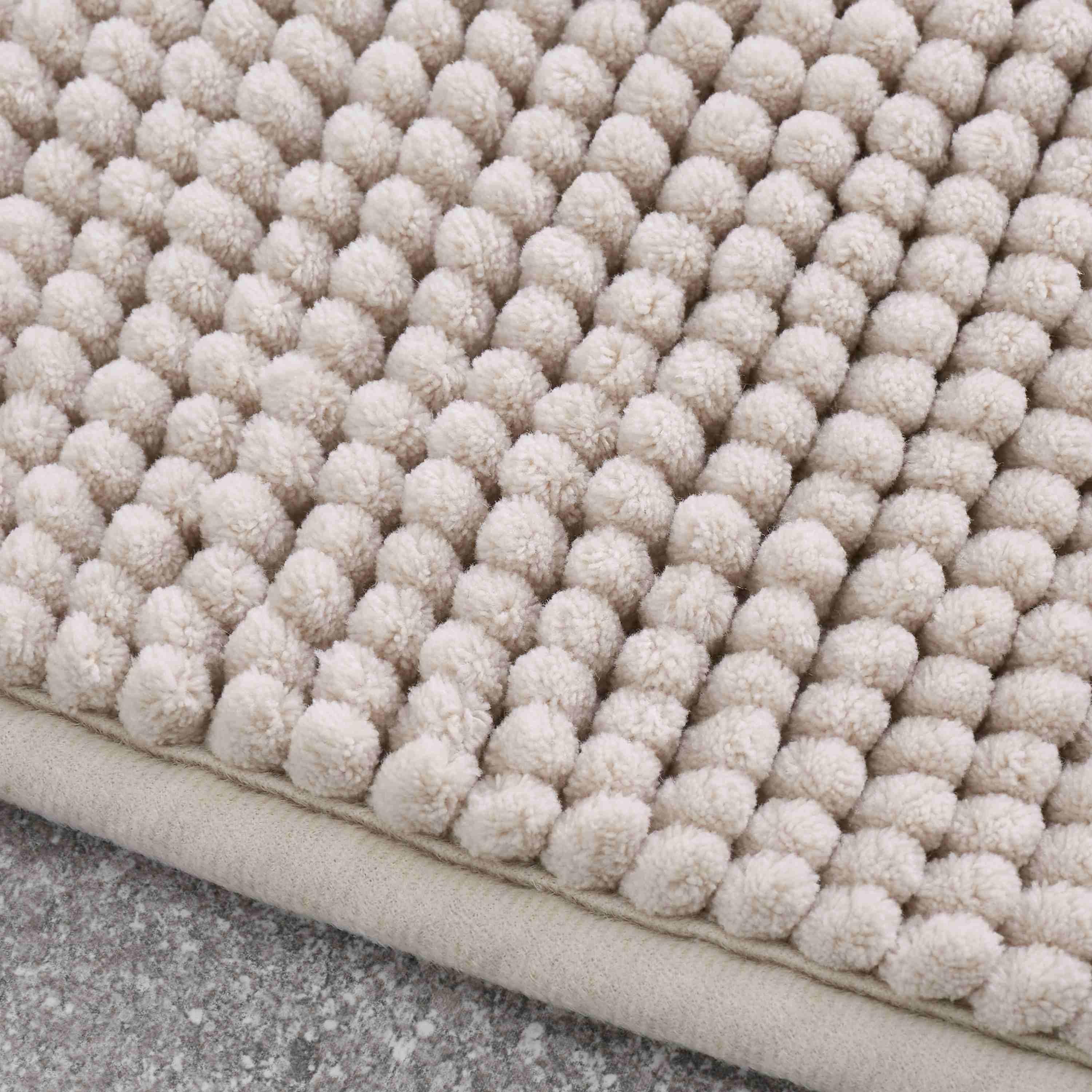Natural - Catherine Lansfield - Bobble Bath Mat - 2