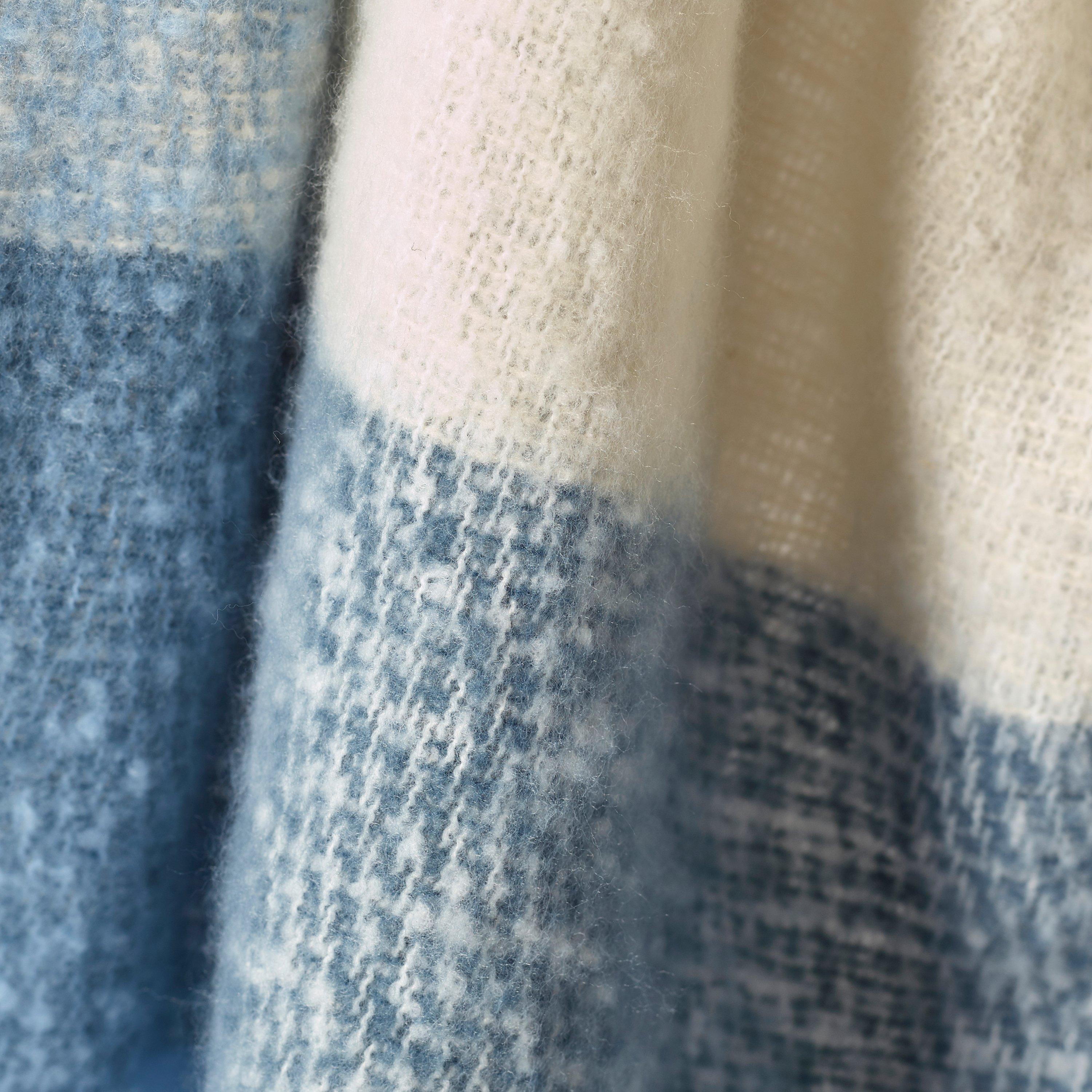 Blauw - Catherine Lansfield - Cather Faux Mohair Che 63 - 3