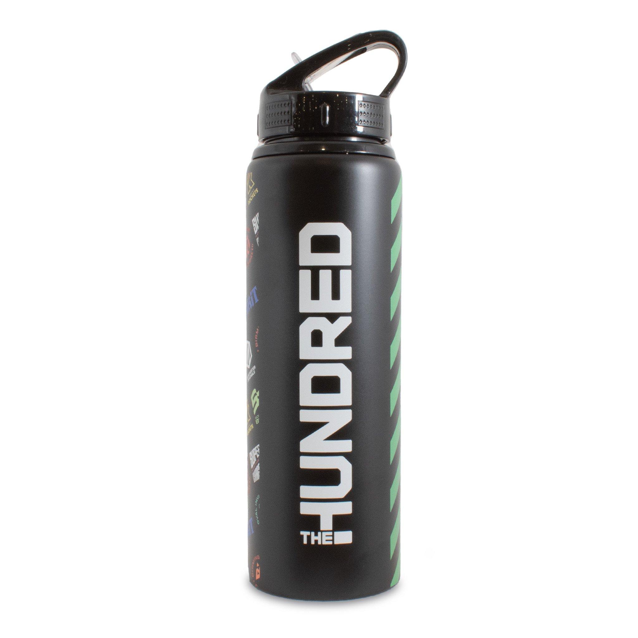 Black - Hy-Pro - The Hundred 750ml Aluminium Water Bottle - 1