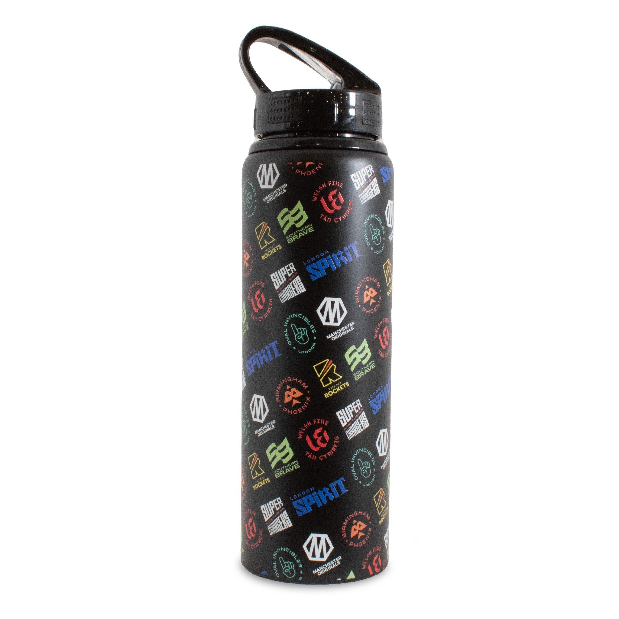 Black - Hy-Pro - The Hundred 750ml Aluminium Water Bottle - 2