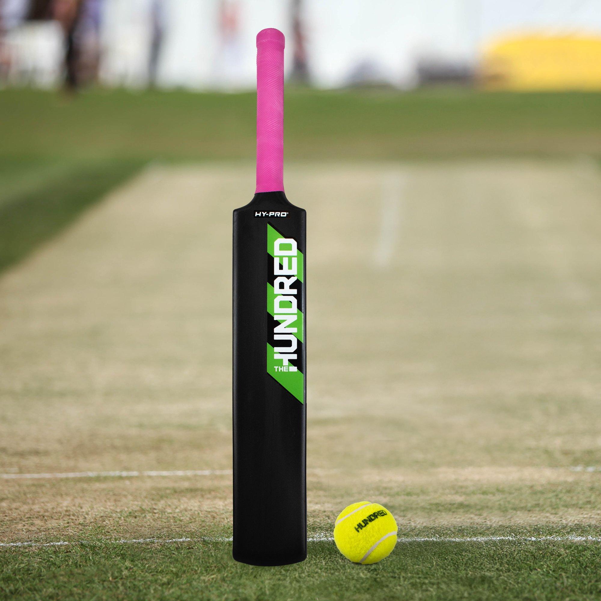 Multi - Hy-Pro - The Hundred Size 4 Jumbo Bat & Tennis Ball - 3