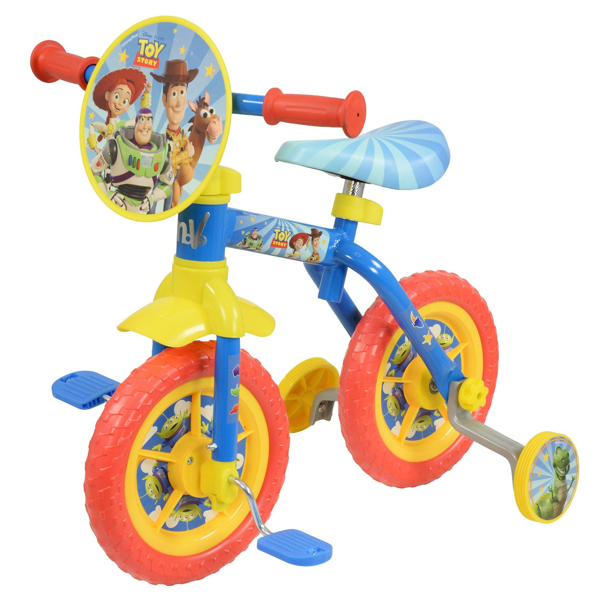 Multicoloured - Toy Story - Toy Story 2in1 10inch Training Bike - 1