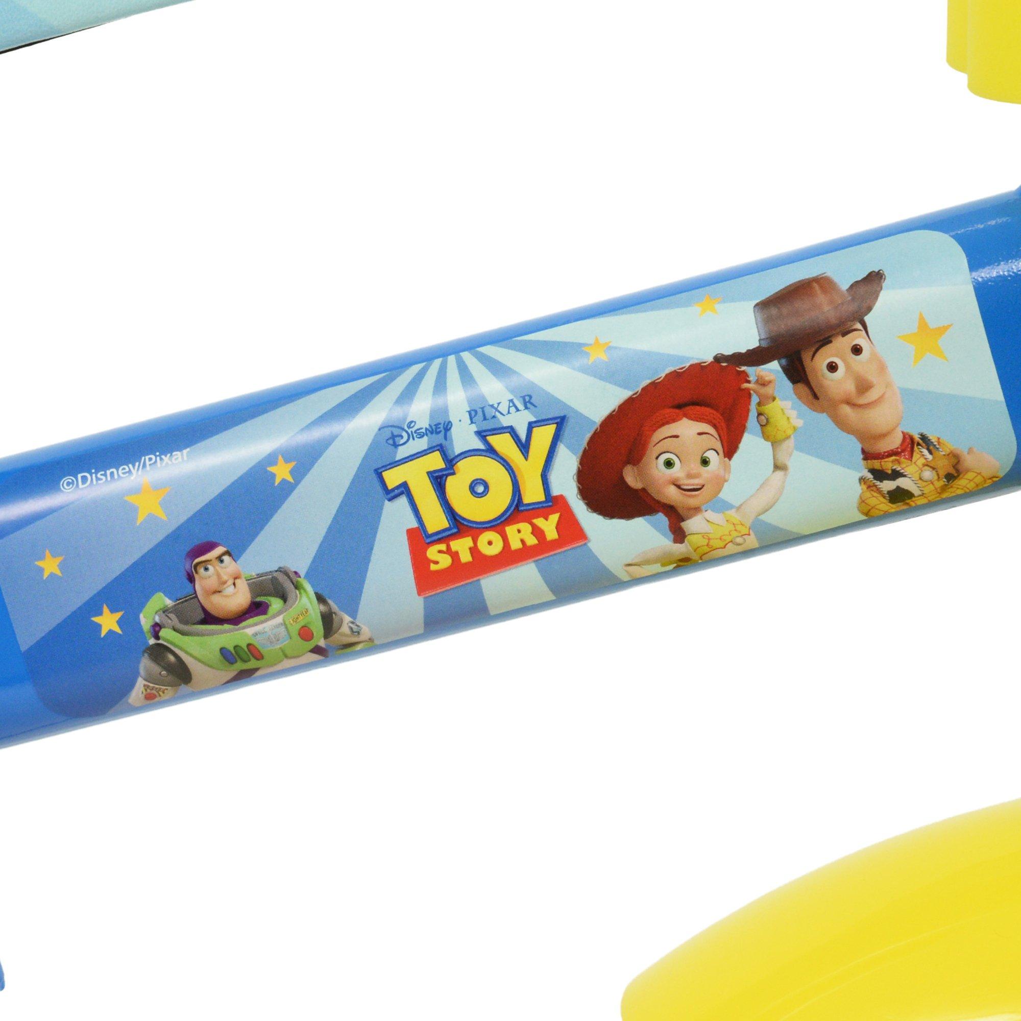 Multicoloured - Toy Story - Toy Story 2in1 10inch Training Bike - 4