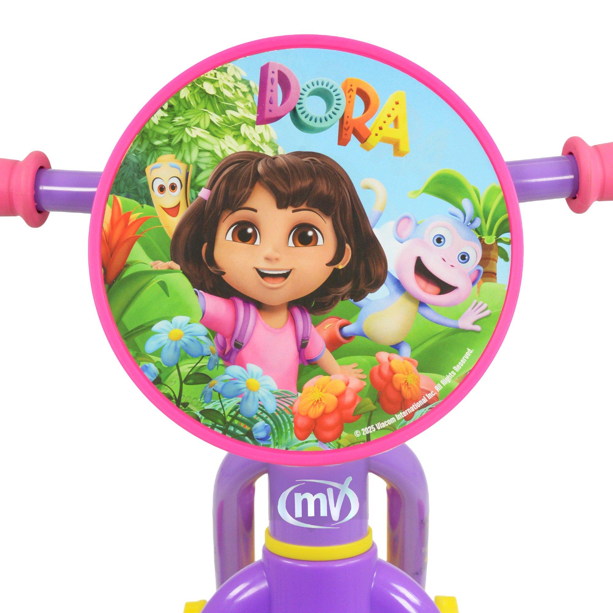 Multicoloured - Dora the Explorer - Dora 2in1 10inch Training Bike - 3