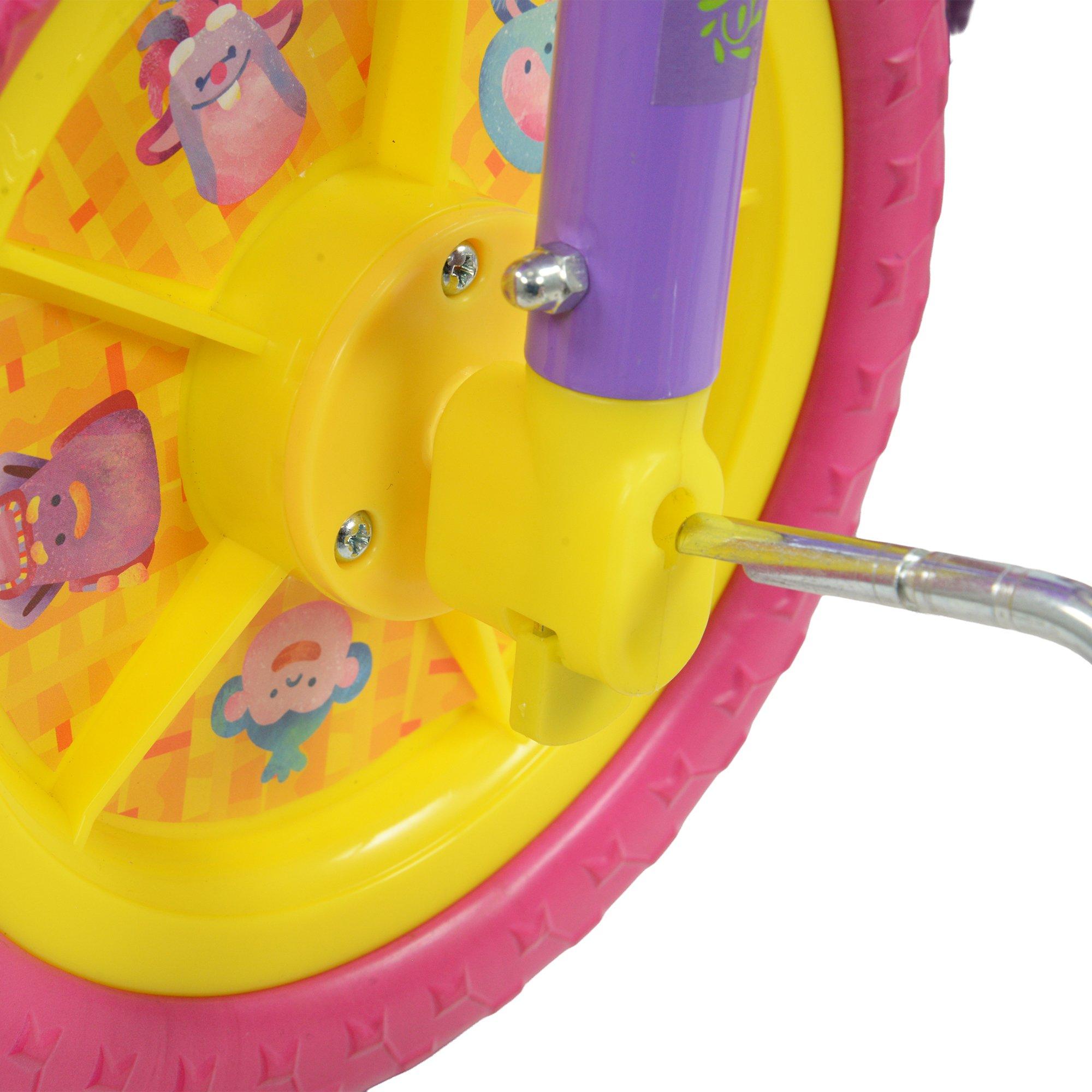 Multicoloured - Dora the Explorer - Dora 2in1 10inch Training Bike - 7