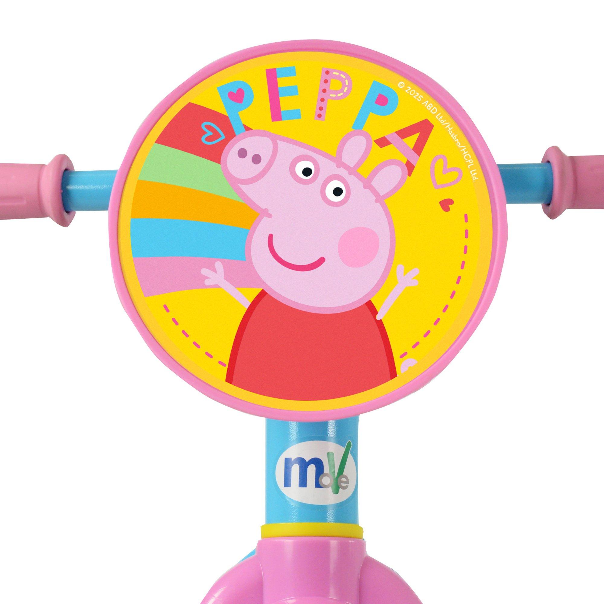 Multicoloured - Peppa Pig - Peppa Pig 2in1 10inch Training Bike - 4
