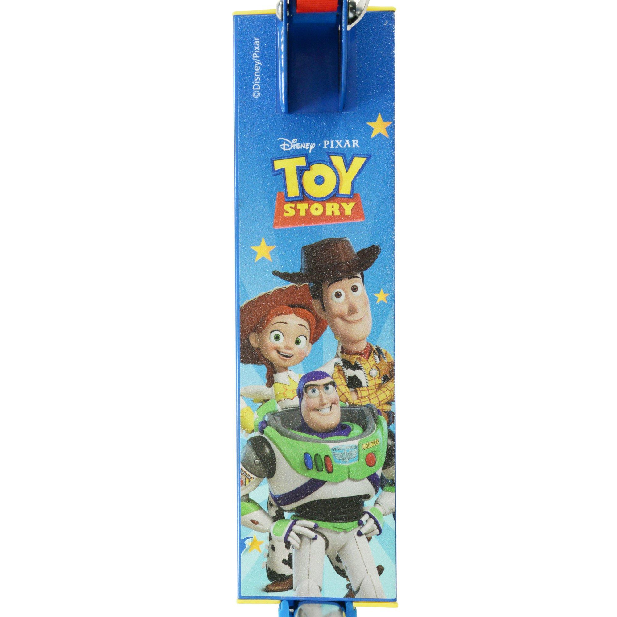Multicoloured - Toy Story - Toy Story Folding Inline Scooter with Light Up Whe - 6