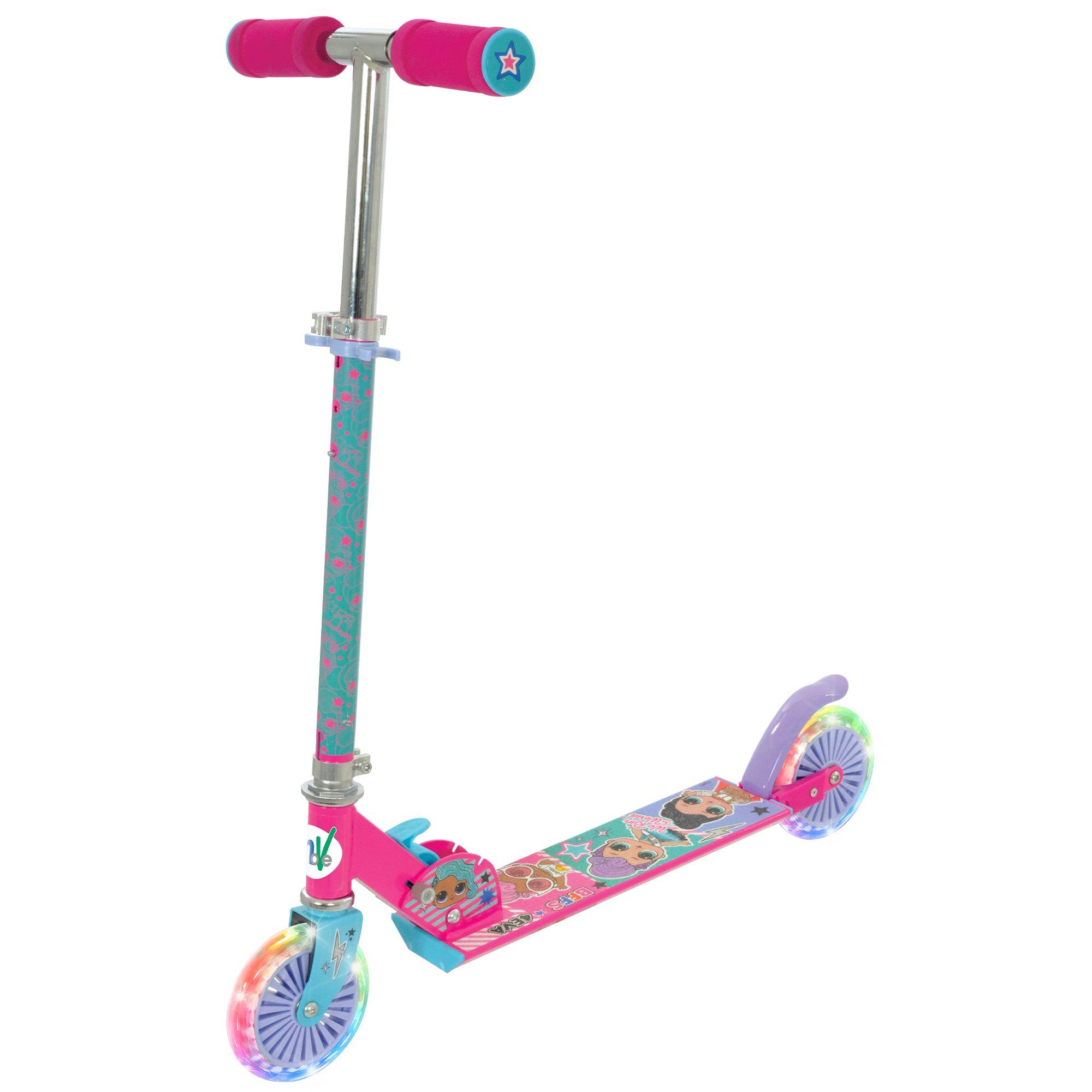 Multicoloured - LOL Surprise - LOL Surprise Folding Inline Scooter with Light Up - 1
