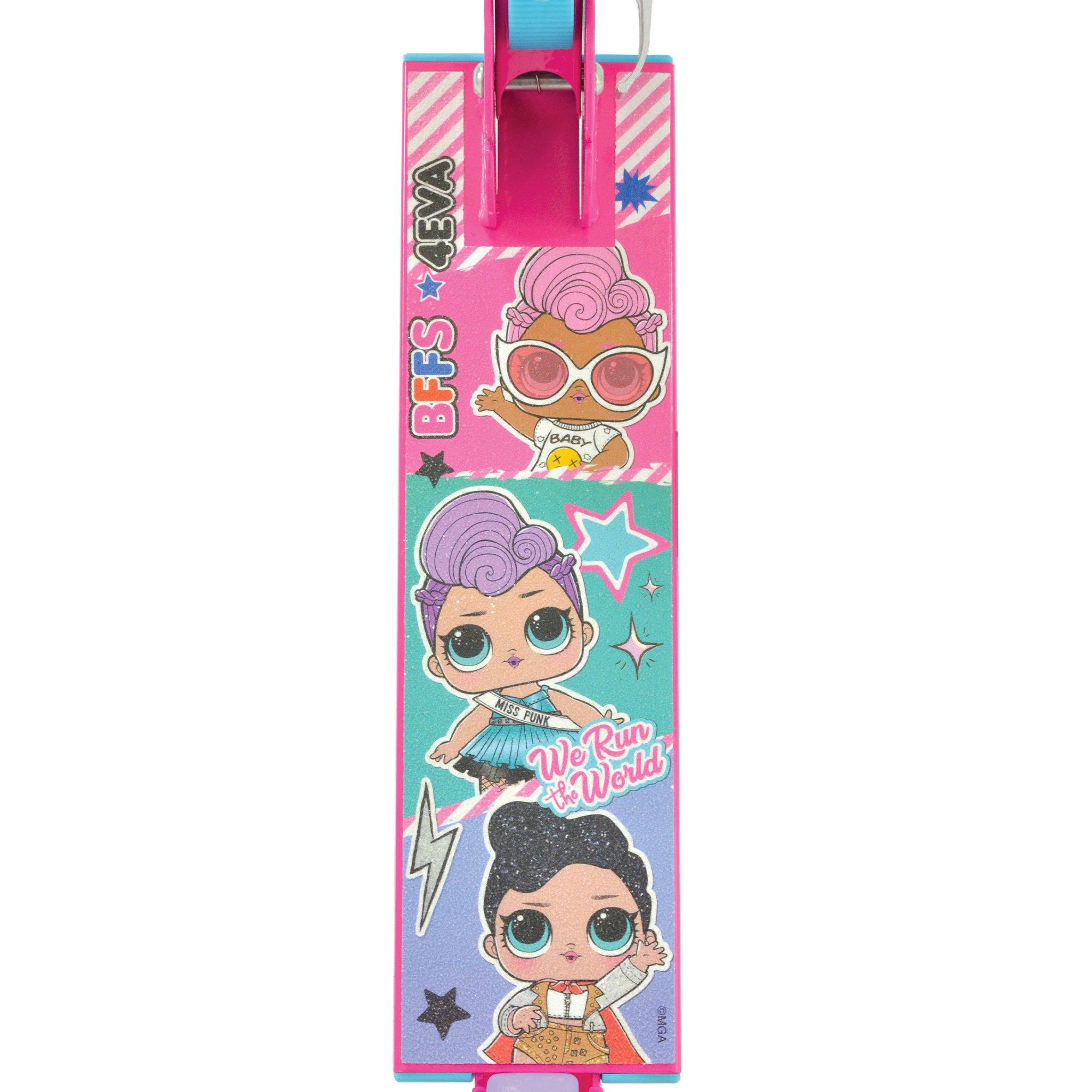 Multicoloured - LOL Surprise - LOL Surprise Folding Inline Scooter with Light Up - 5