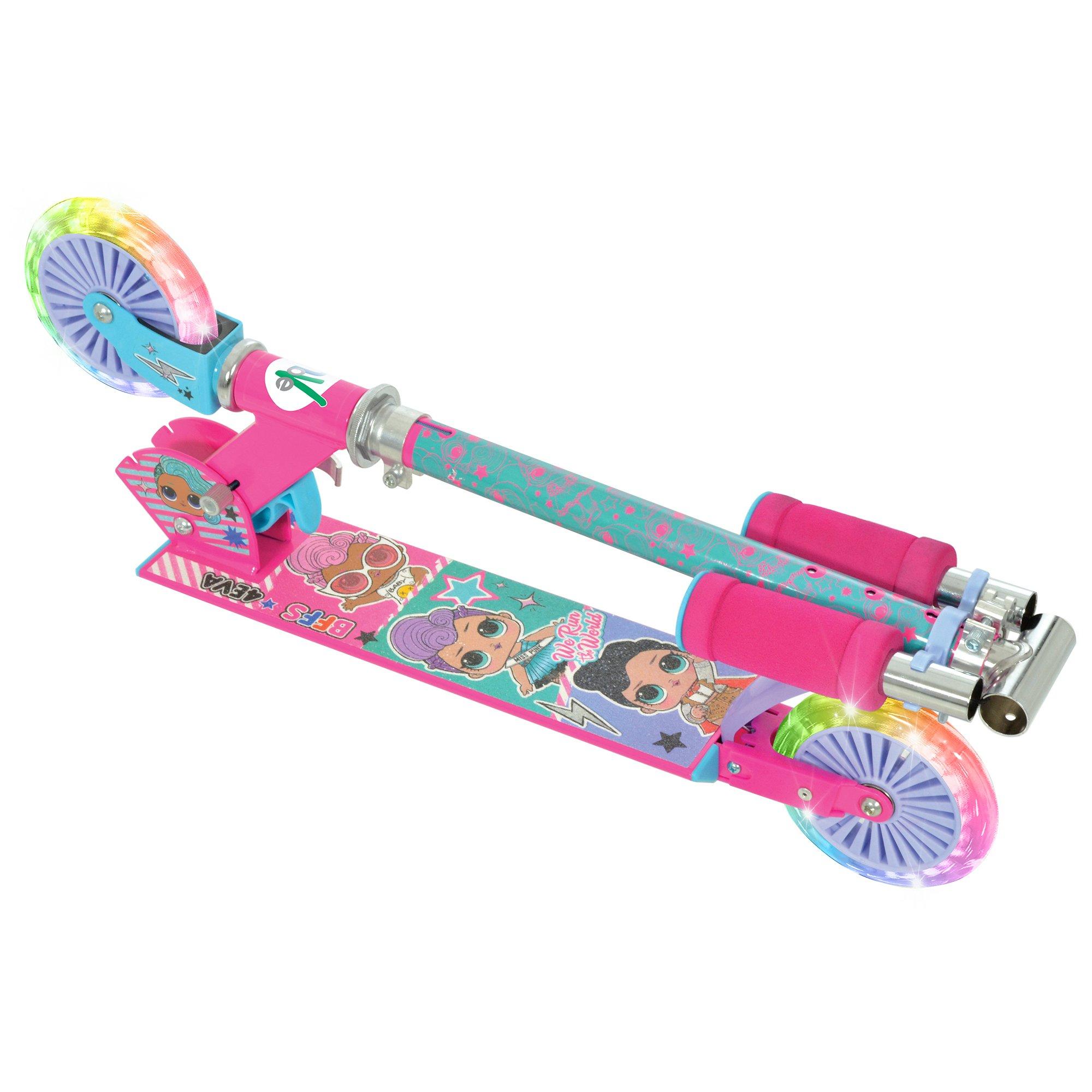 Multicoloured - LOL Surprise - LOL Surprise Folding Inline Scooter with Light Up - 7