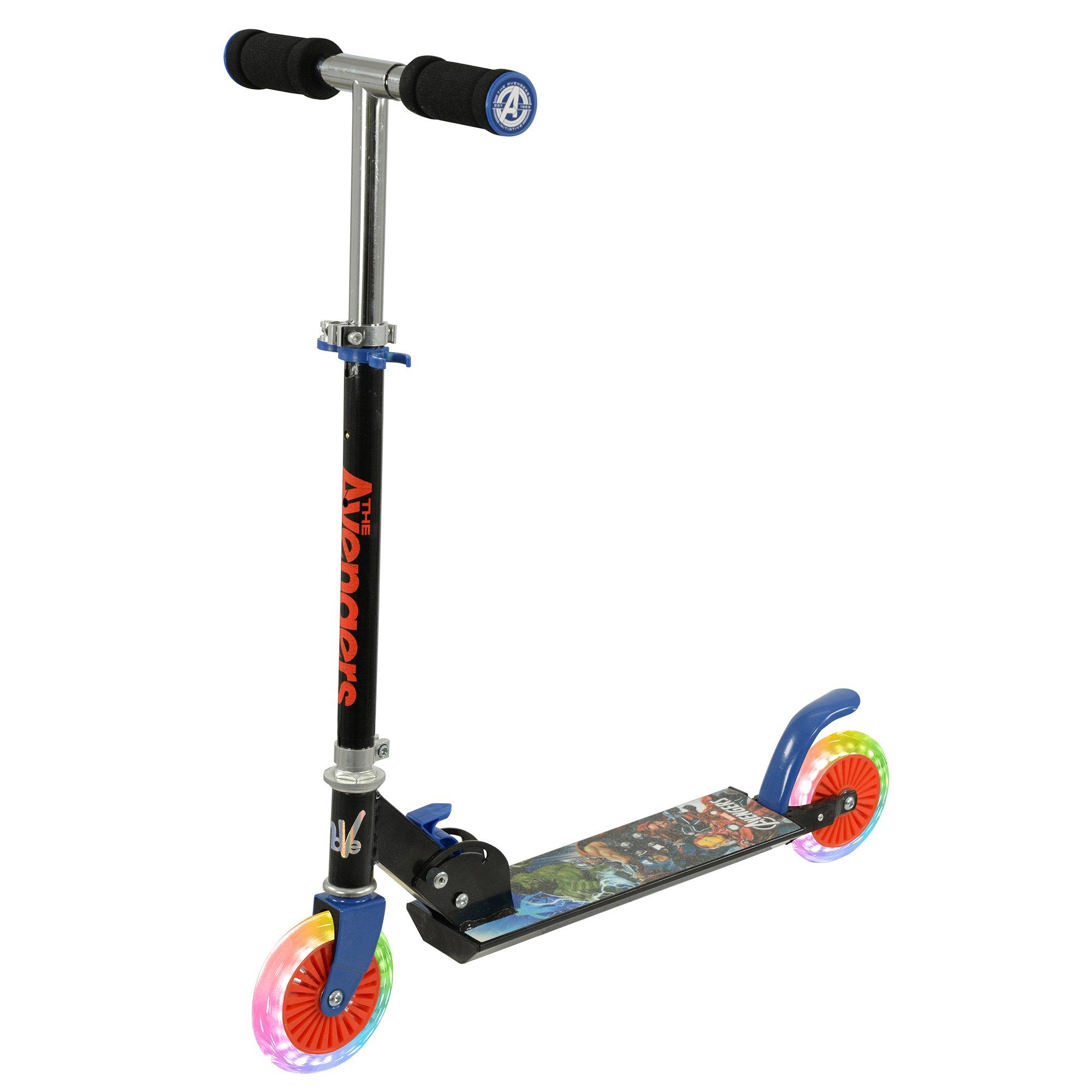 Multicoloured - Marvel Avengers - Avengers Folding Inline Scooter with LED Wheels - 4