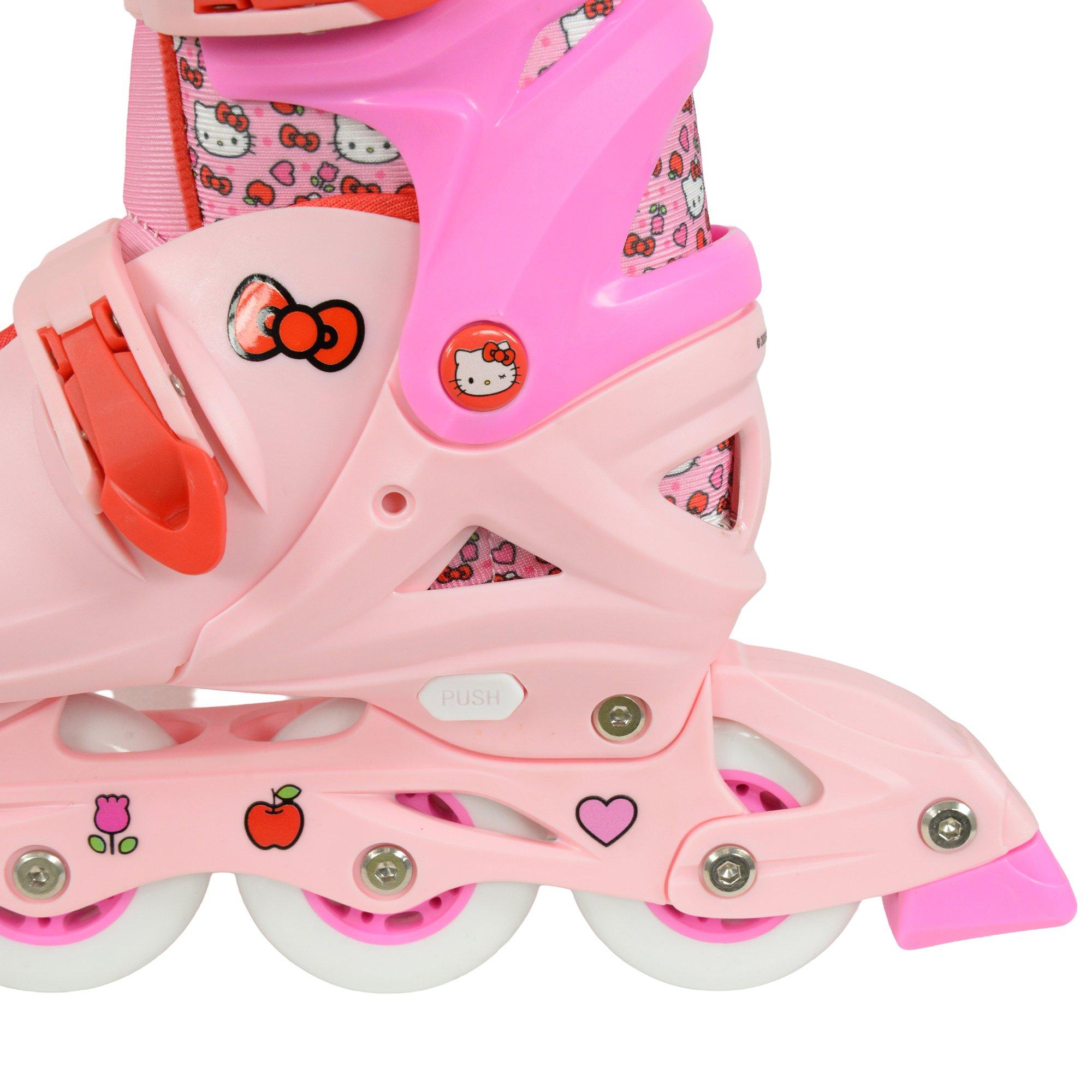 Multicoloured - Hello Kitty - Hello Kitty Adjustable Inline Skates - Size 9-12 - 5