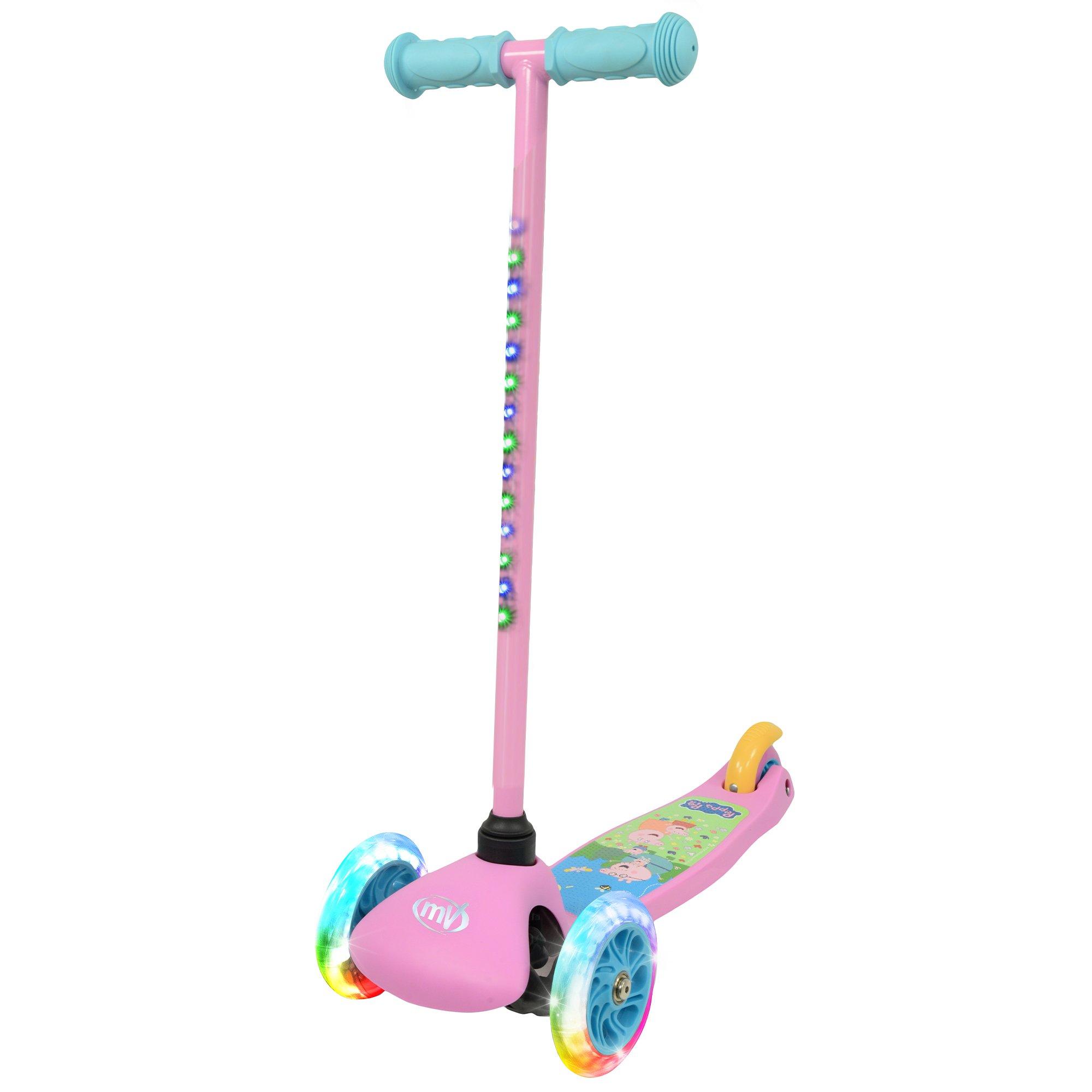 Multicoloured - Peppa Pig - Peppa Pig Tilt N Glo Light Up Scooter - 1
