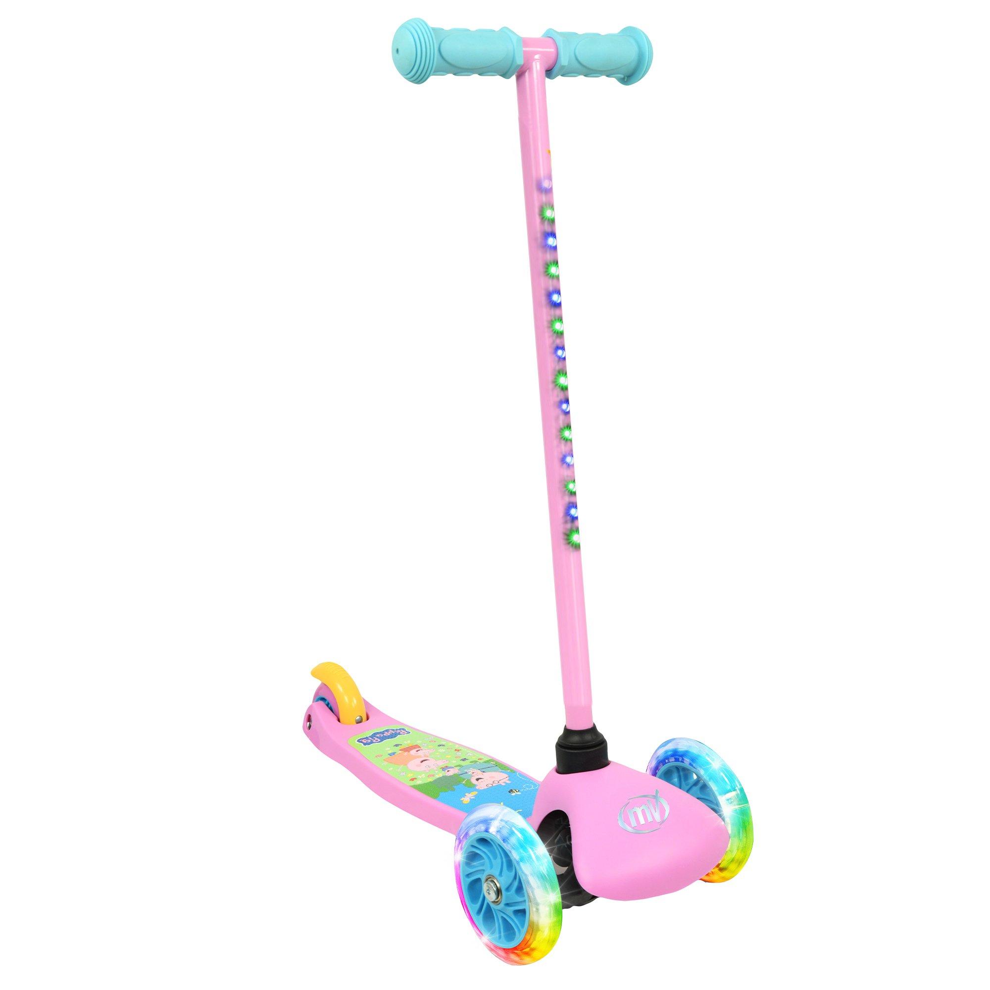 Multicoloured - Peppa Pig - Peppa Pig Tilt N Glo Light Up Scooter - 2