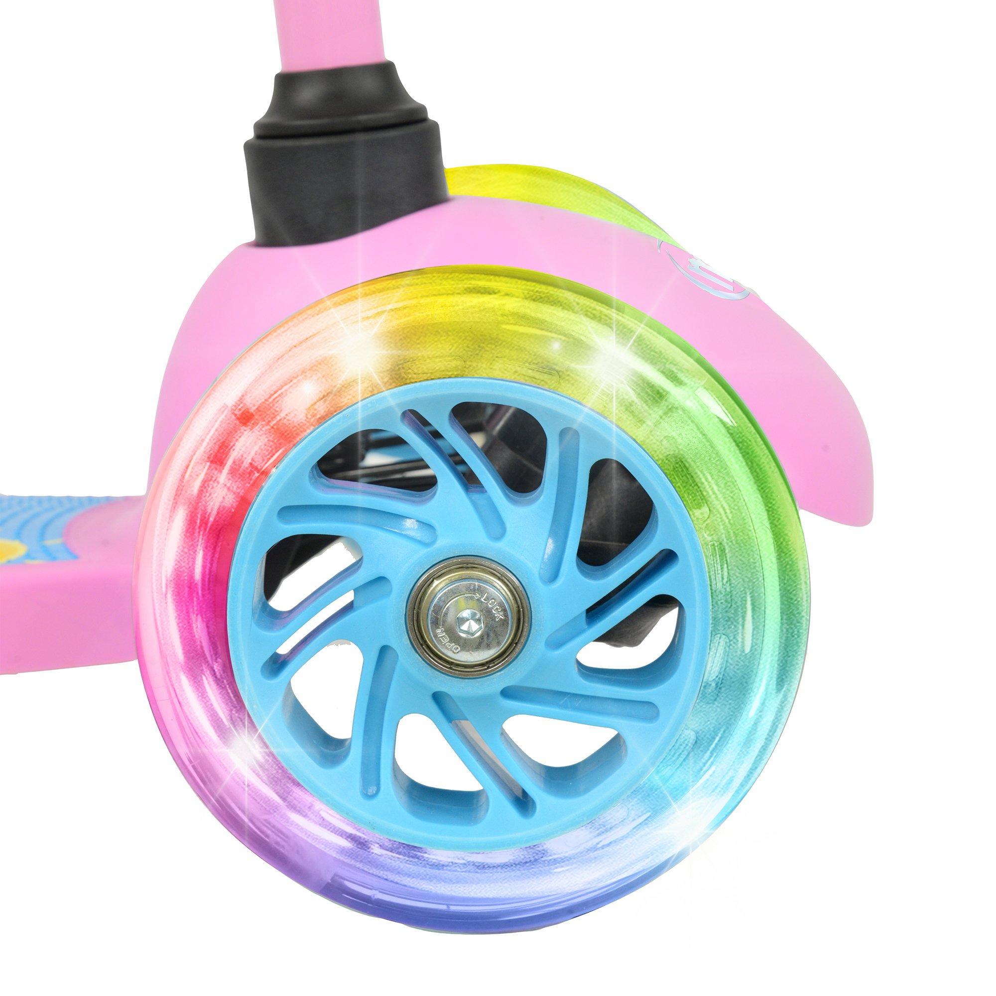 Multicoloured - Peppa Pig - Peppa Pig Tilt N Glo Light Up Scooter - 3