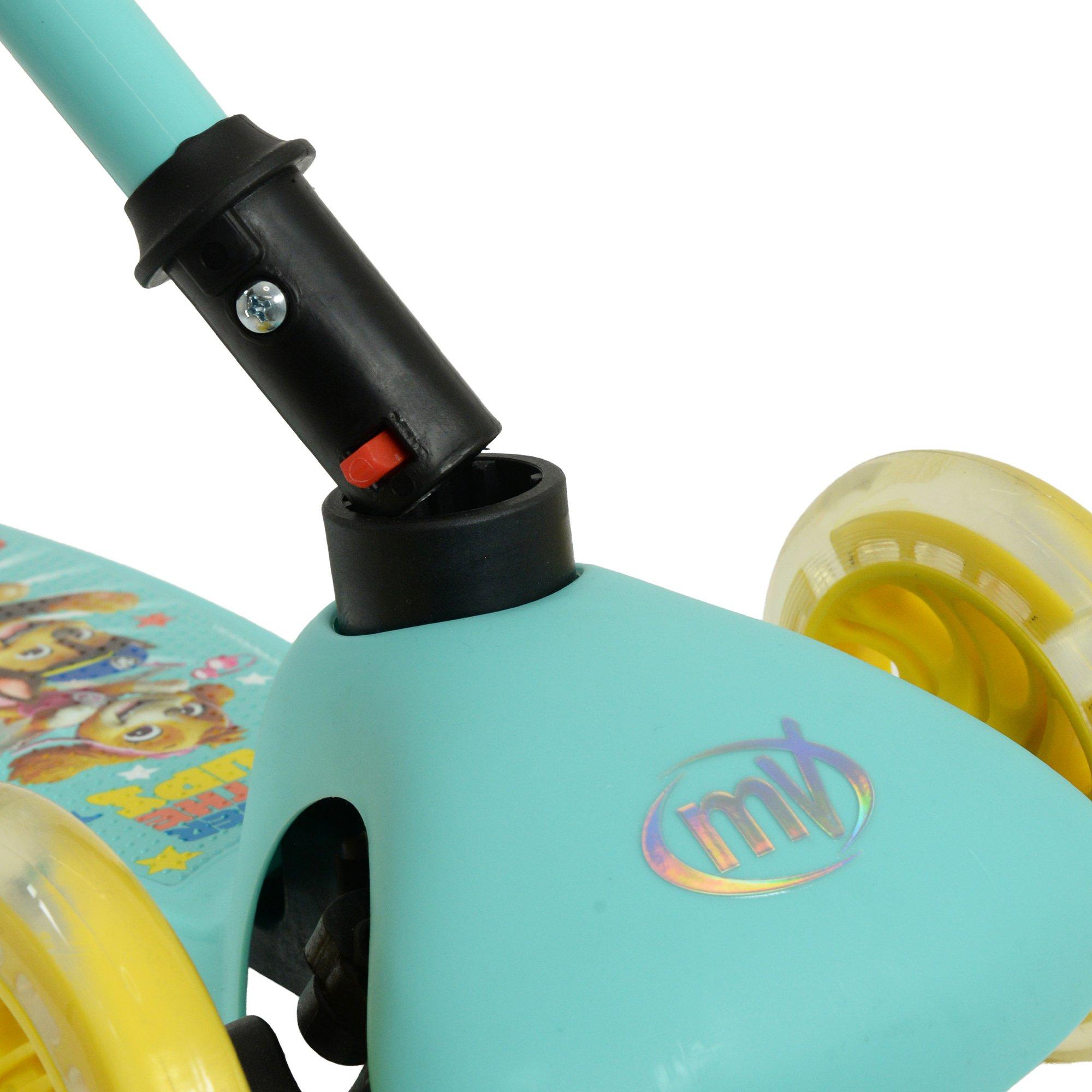 Multicoloured - Paw Patrol - Paw Patrol Tilt N Glo Light Up Scooter - 4