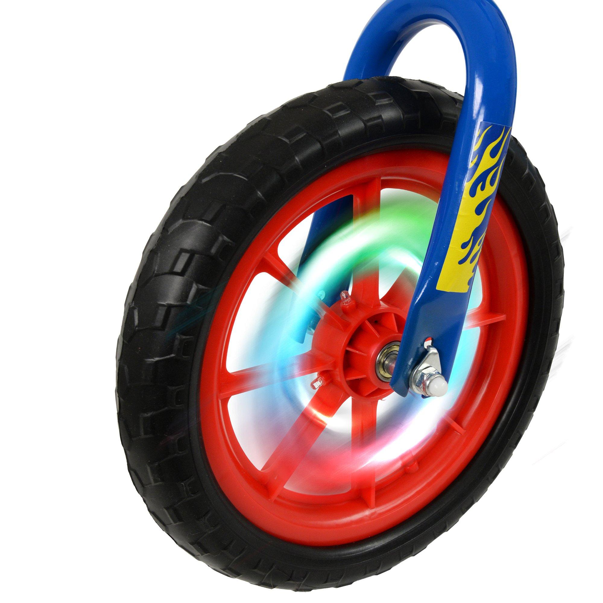 Multicoloured - Hot Wheels - Hot Wheels 12inch Balance Bike with Light Up Wheel - 2