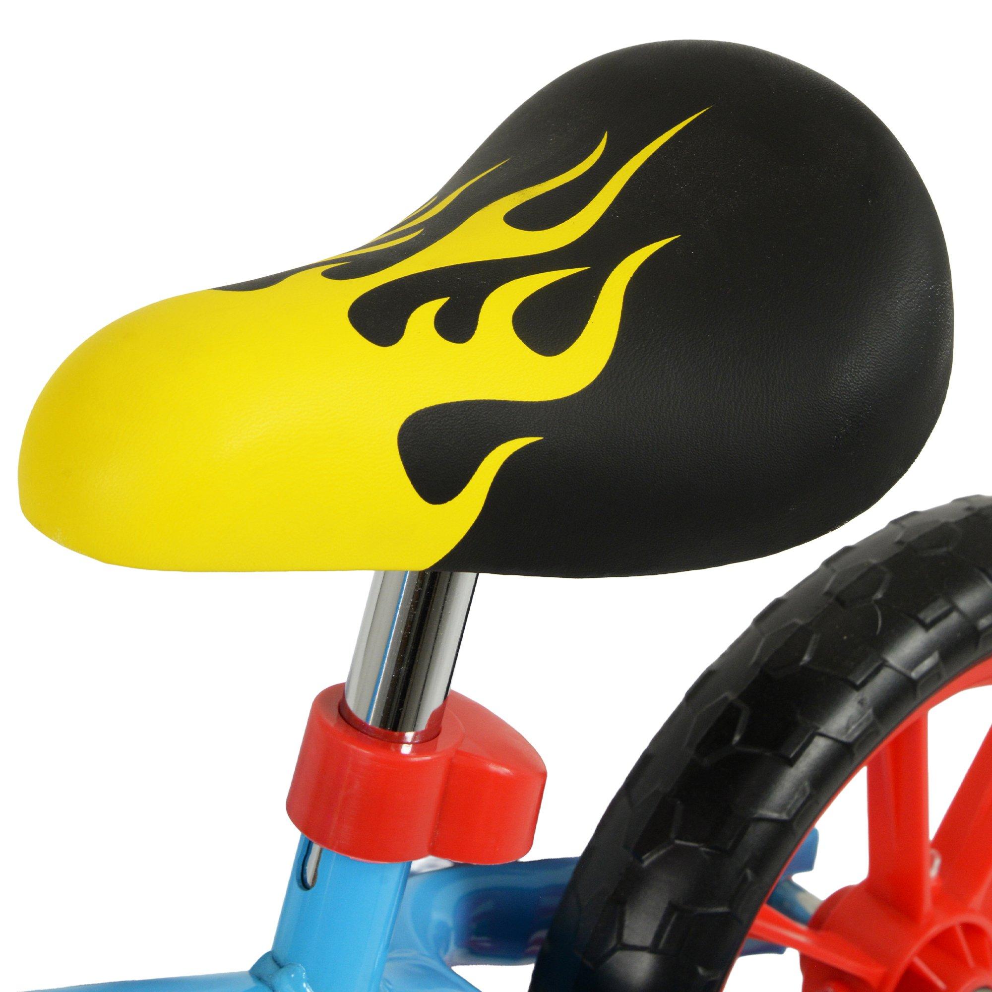 Multicoloured - Hot Wheels - Hot Wheels 12inch Balance Bike with Light Up Wheel - 4