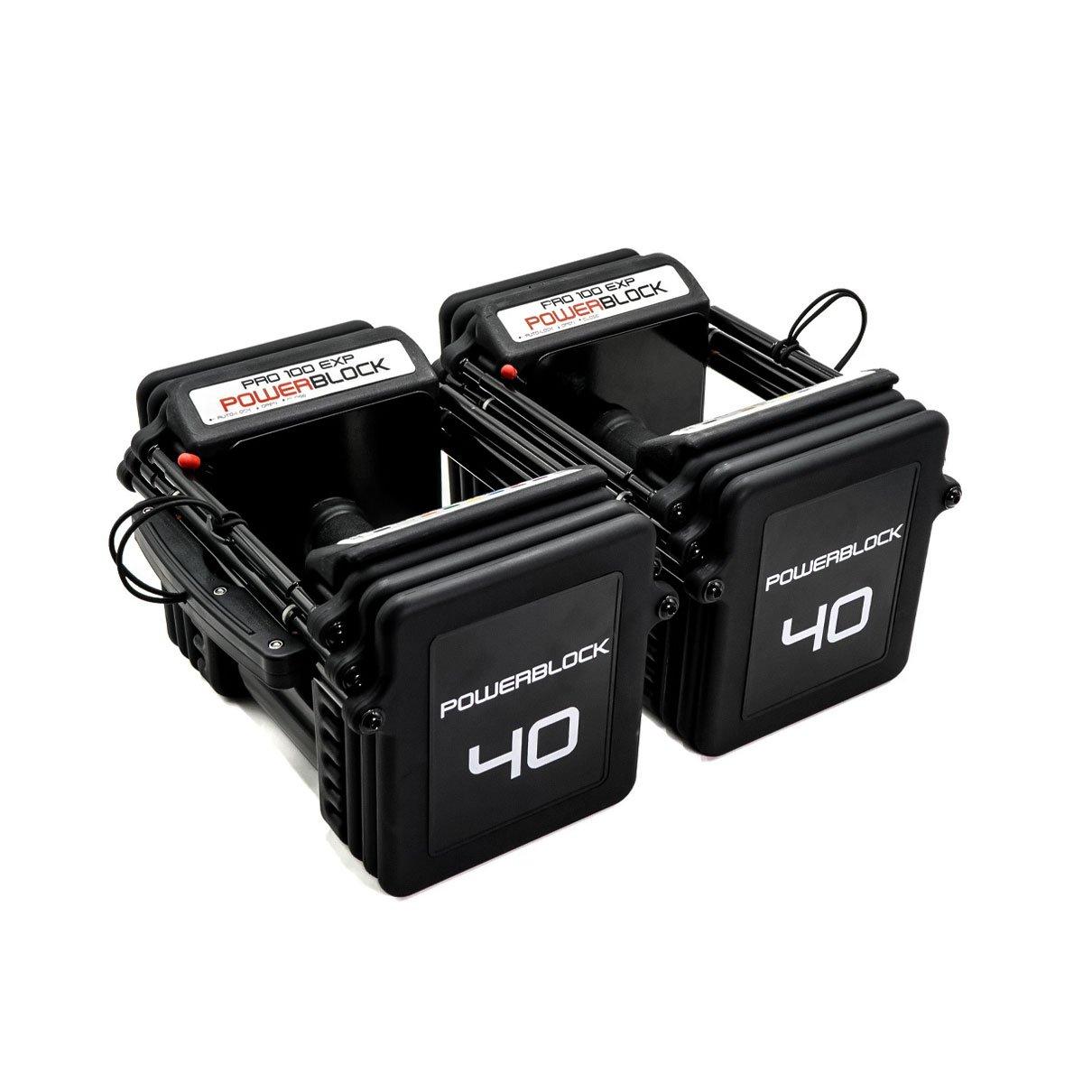 Black - Powerblock - PowerBlock Pro 100 EXP Adjustable Dumbbells - 1
