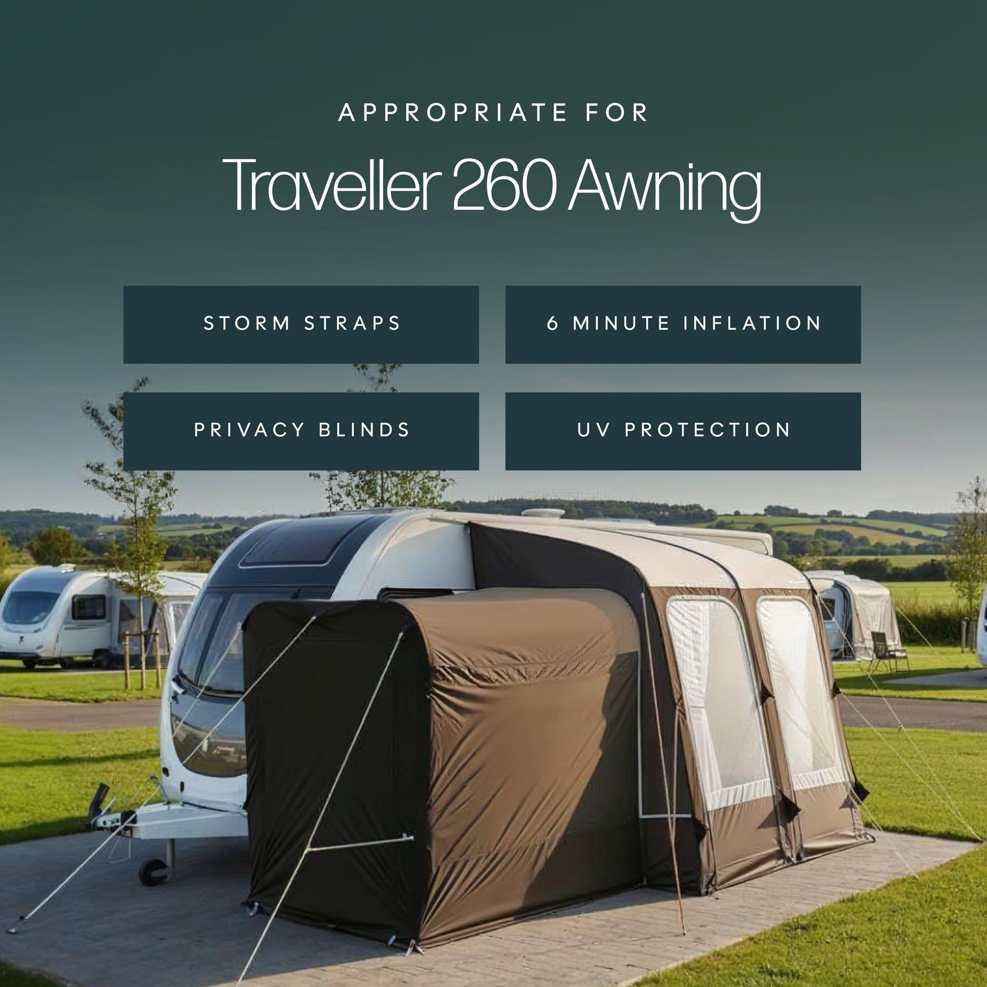 Grey - Streetwize - Traveller 260 Sleeping Annex - 6