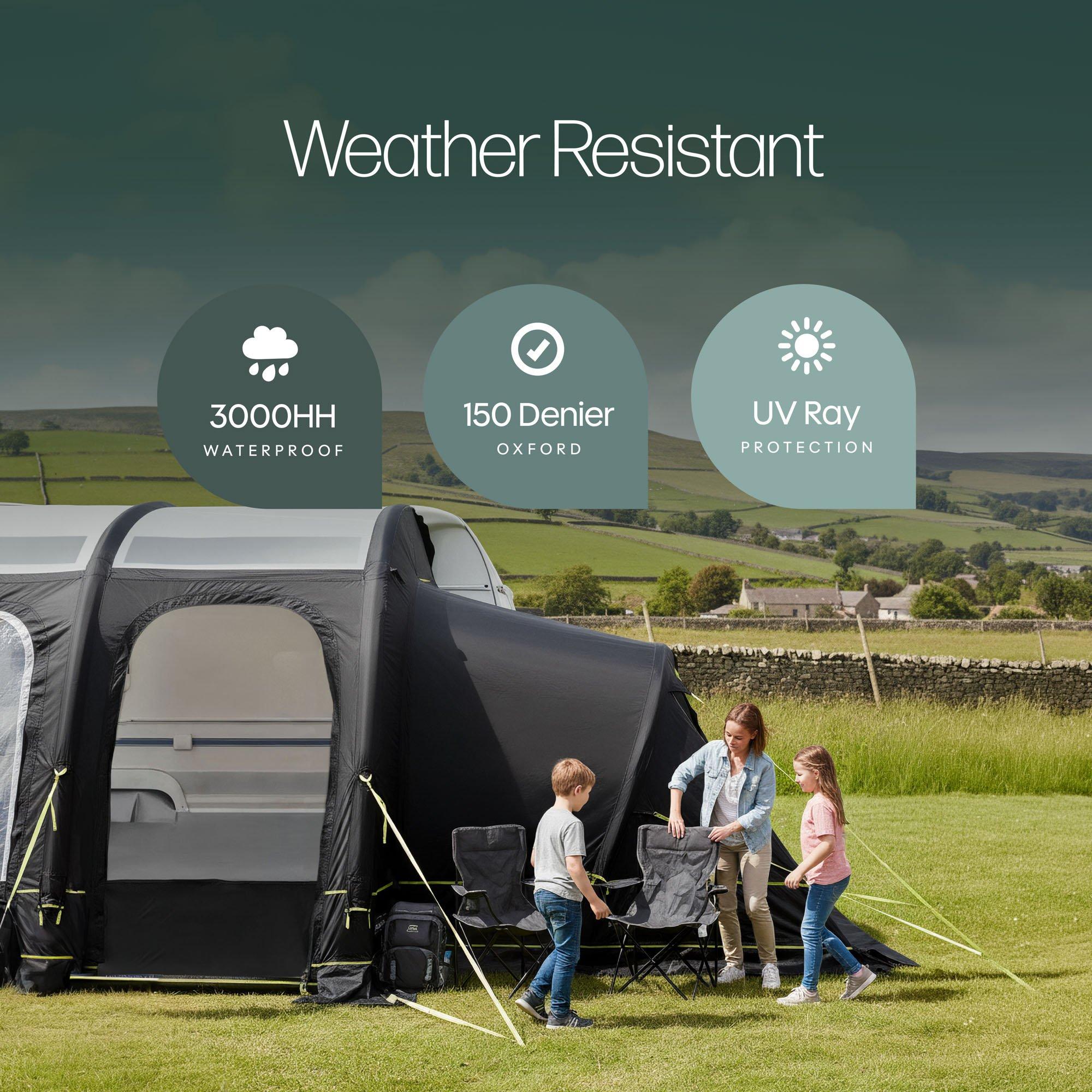 Black - Streetwize - Skyliner 420 Inflatable Sleeping Annex - 4