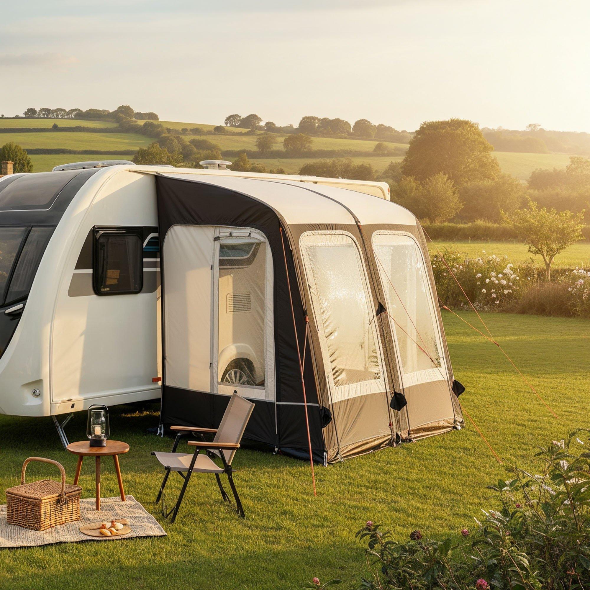 Grey - Streetwize - Traveller 260 Air Porch Awning - 1