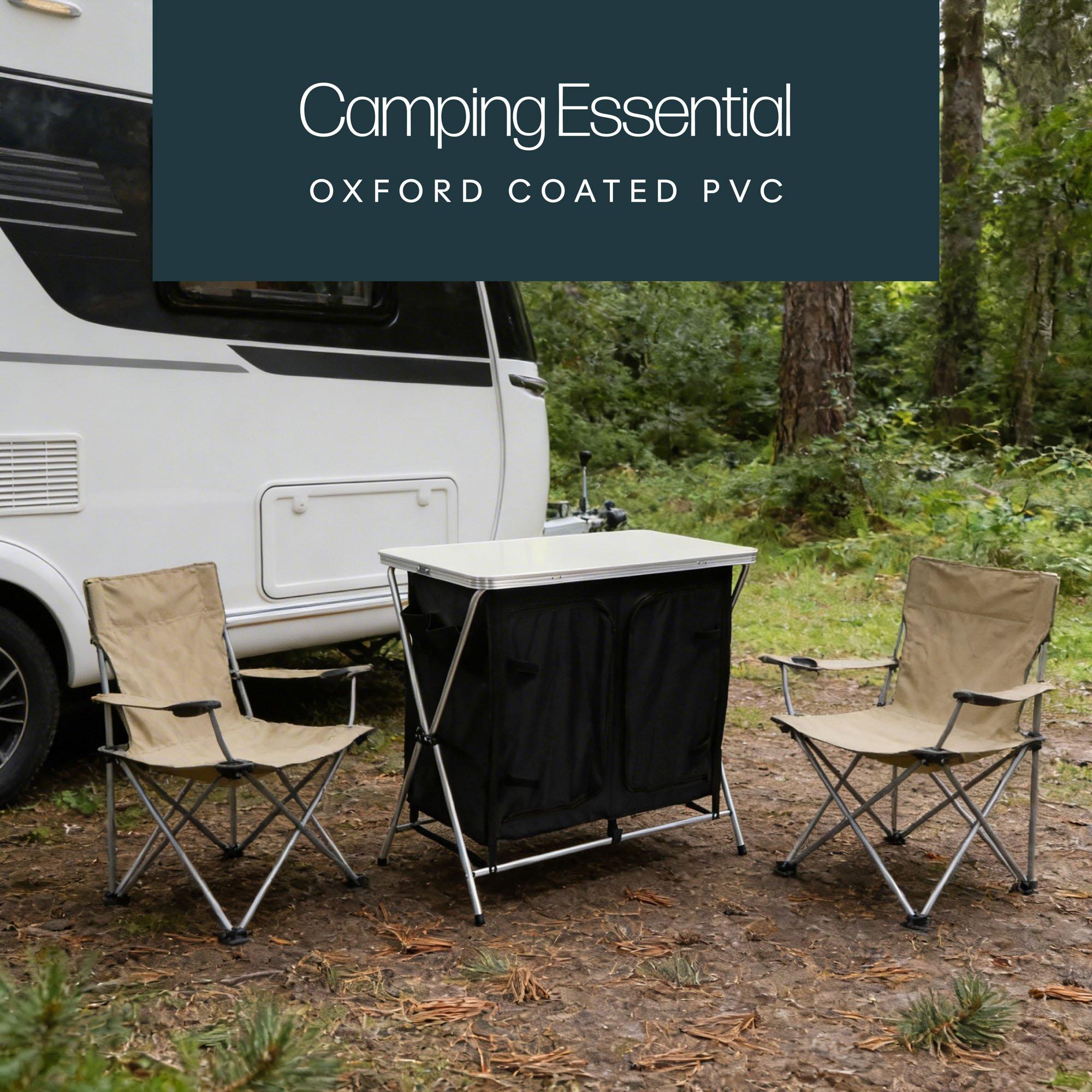 Silver/Black - Streetwize - Canvas Larder/Table - 6