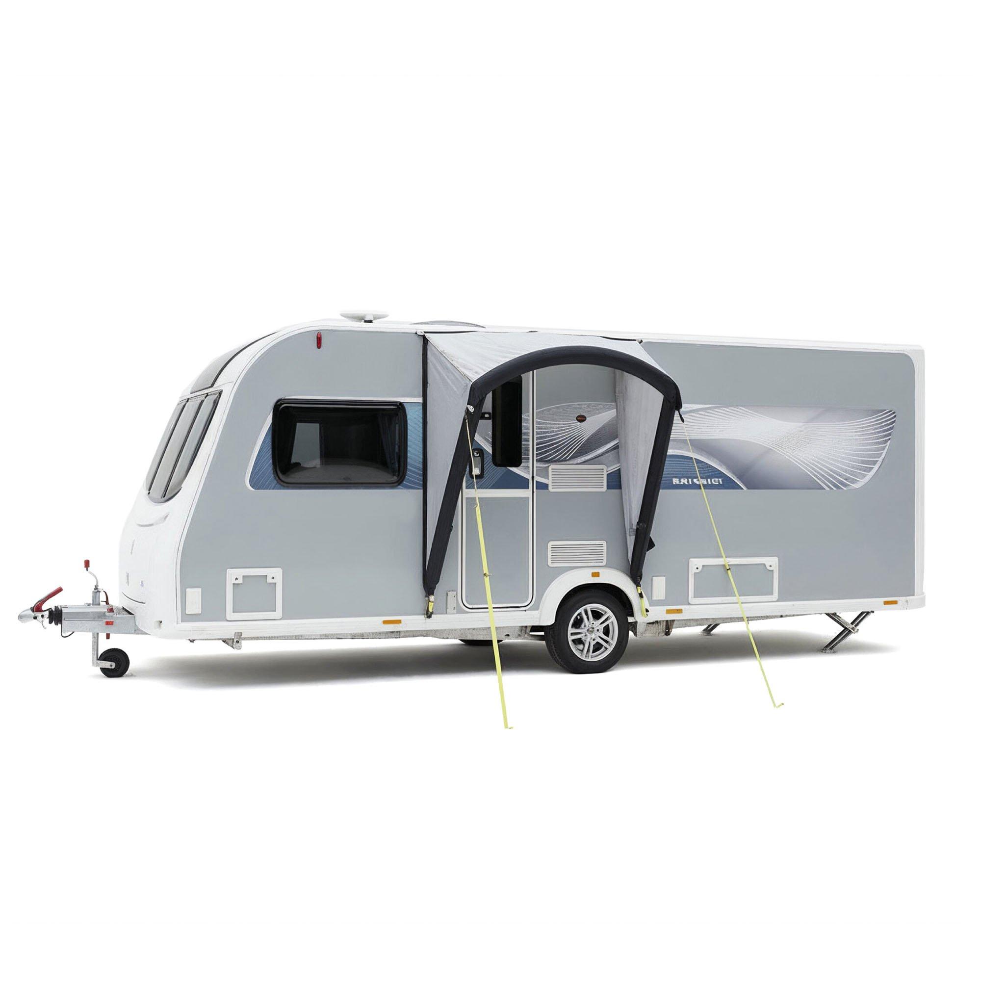 Grey - Streetwize - Griffon Inflatable Caravan Door Canopy - 2